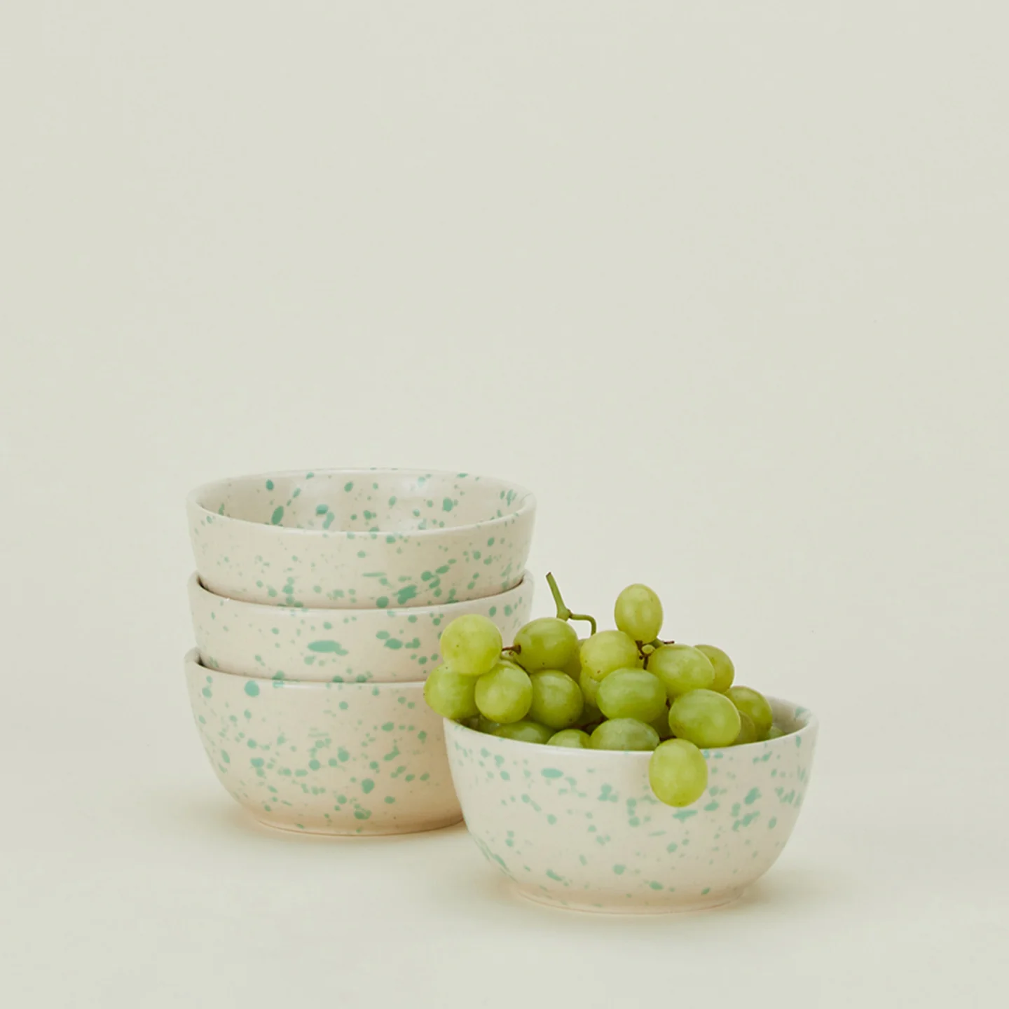 Splatterware Bowl, Set of 4 - Pool