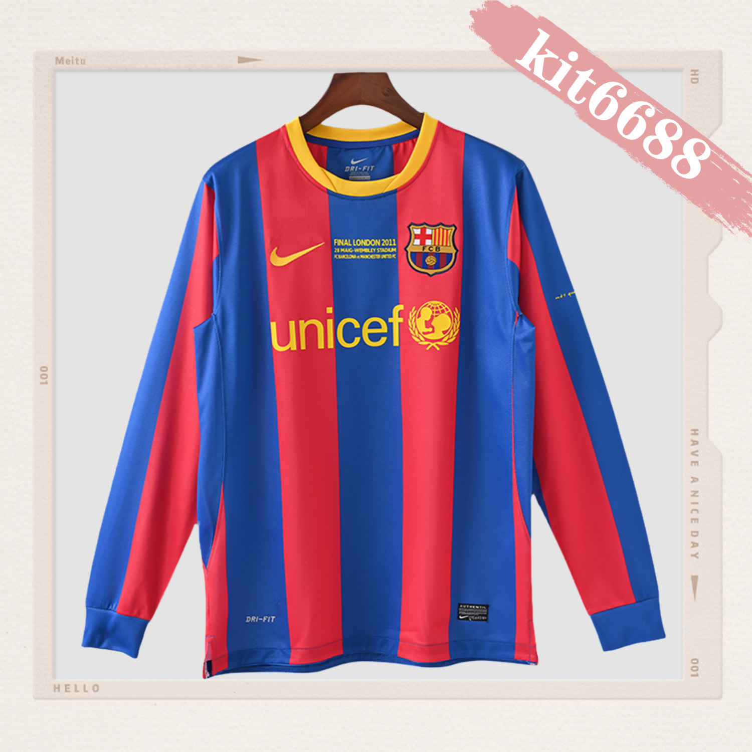 2010/2011 Barcelona Home Retro Football Shirt