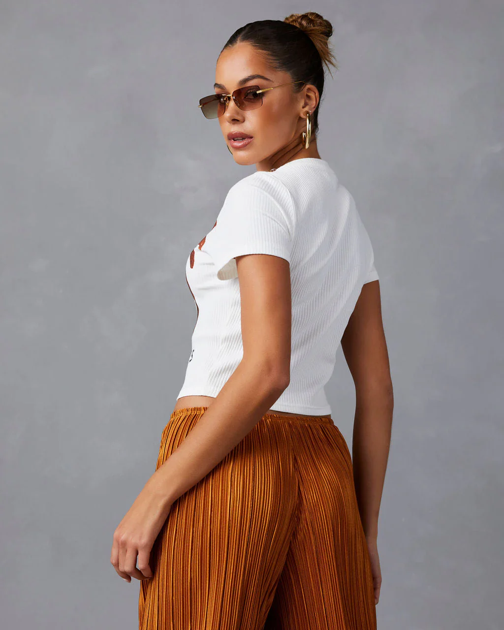 Bonnes Vacances Cropped Tee