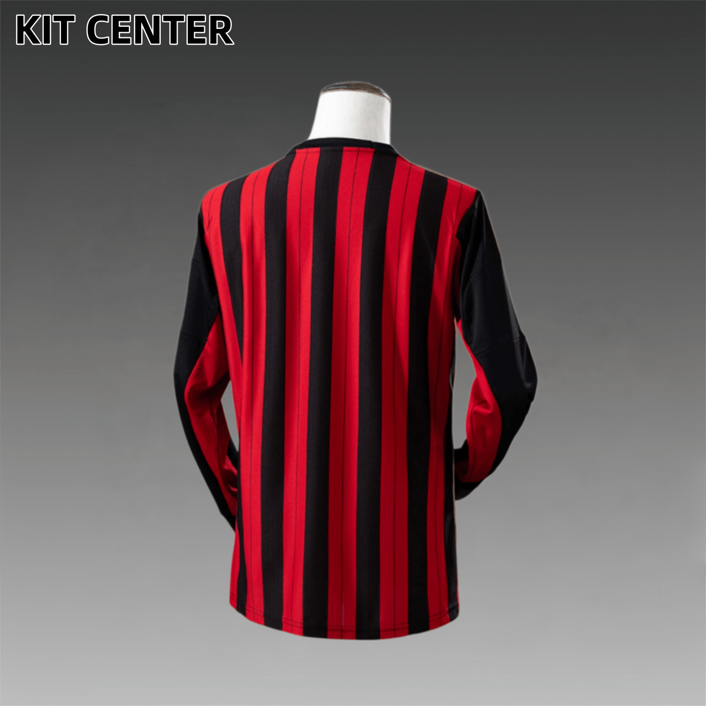 2013/2014 AC Milan home Retro Long Sleeve Football Shirt