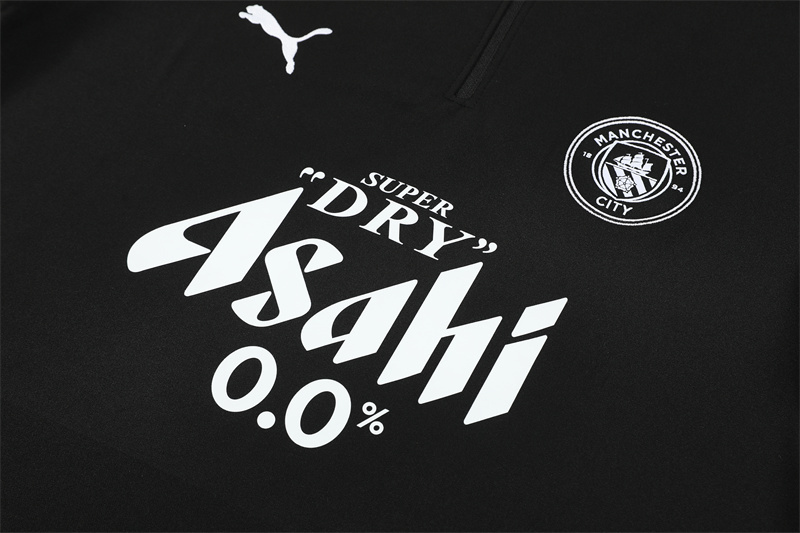 2025/2026 Manchester City Kids Half Zip Training Clothes (Kids Kit)