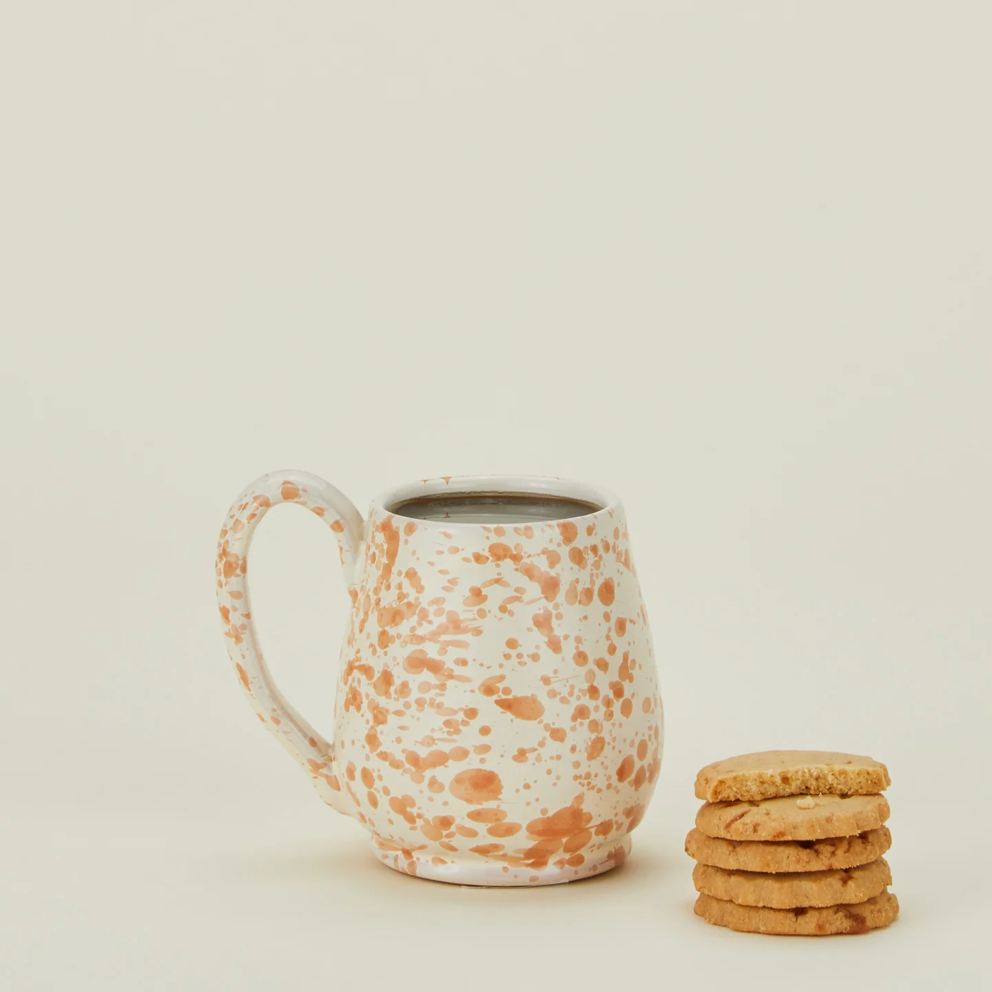 Splatter Mug - Tan/Ivory