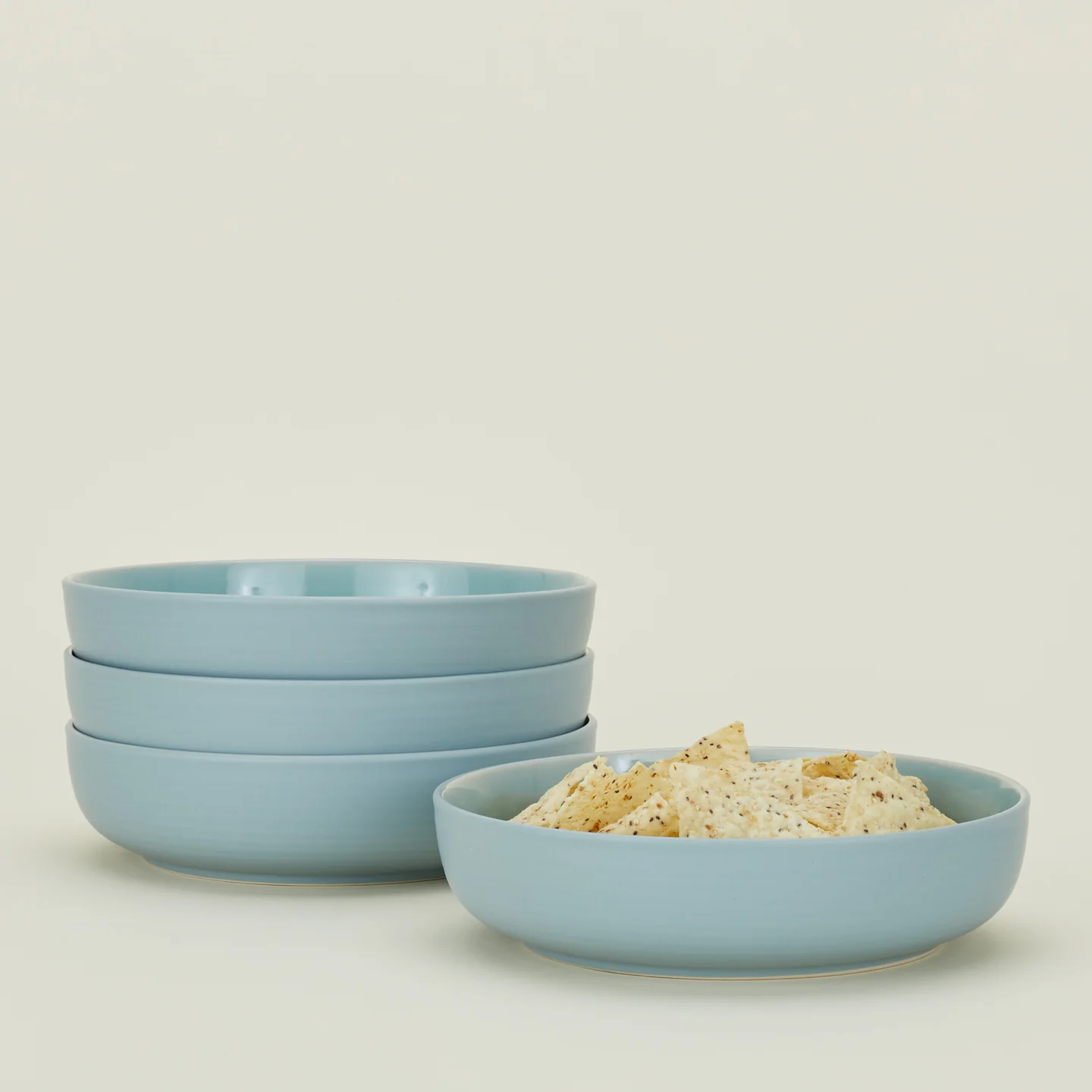 Essential Low Bowl, Set of 4 - Sky