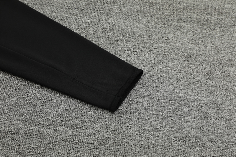 2024/2025 Real Madrid Black Gold Adult Half Zip Training Kit (Adult Kit)