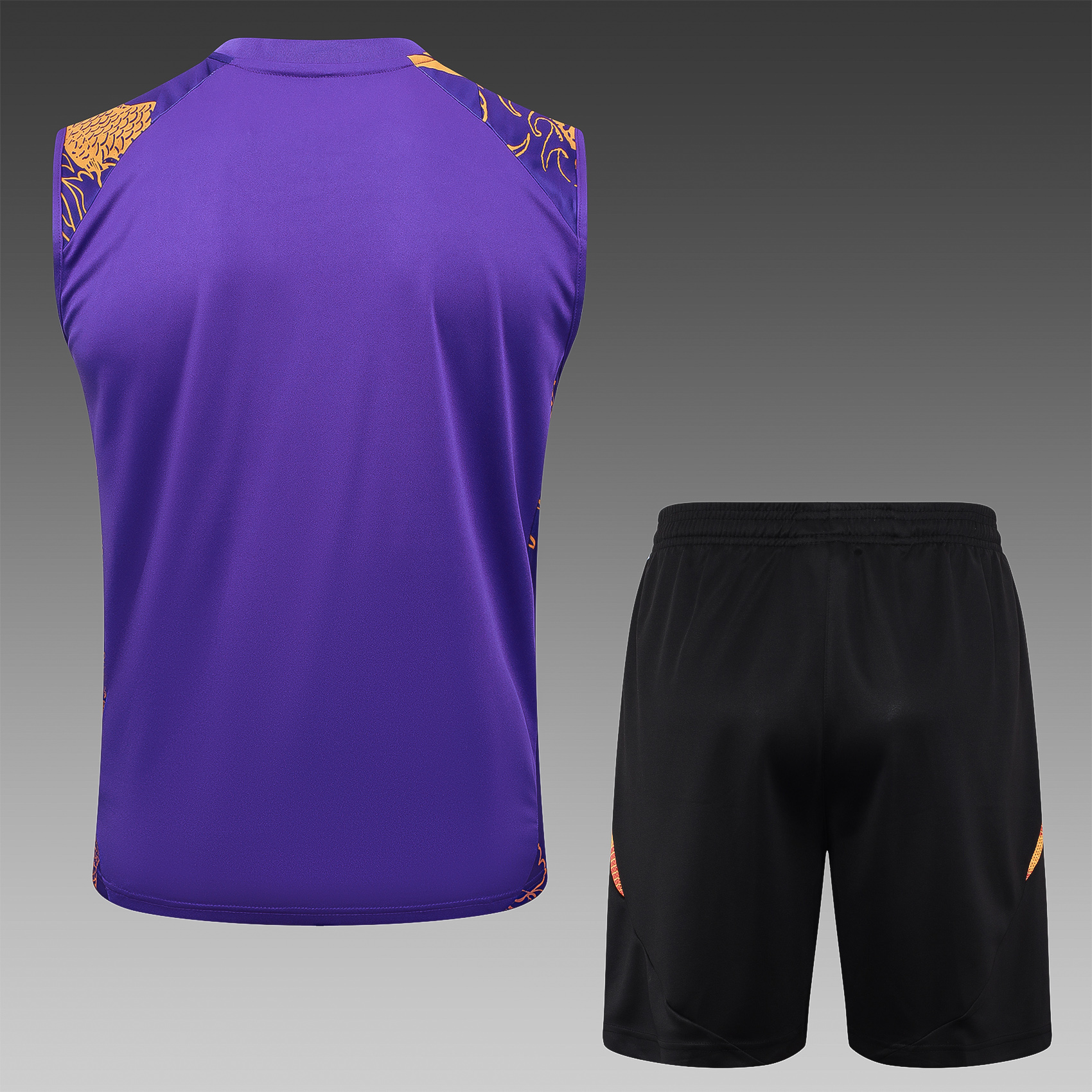 2024/2025 Real Madrid purple adult vest training suit (Adult Kit)