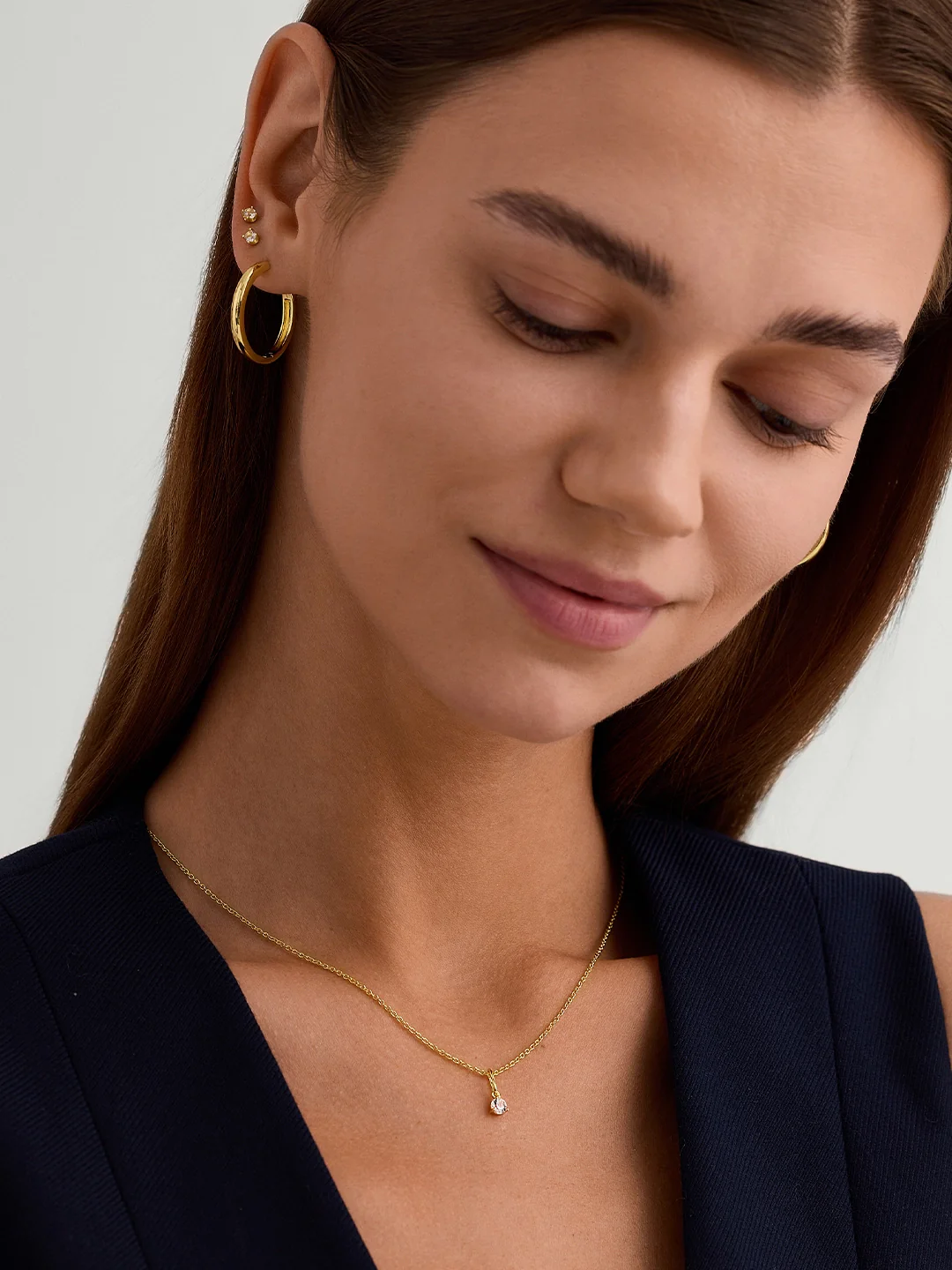 White Sapphire Charm