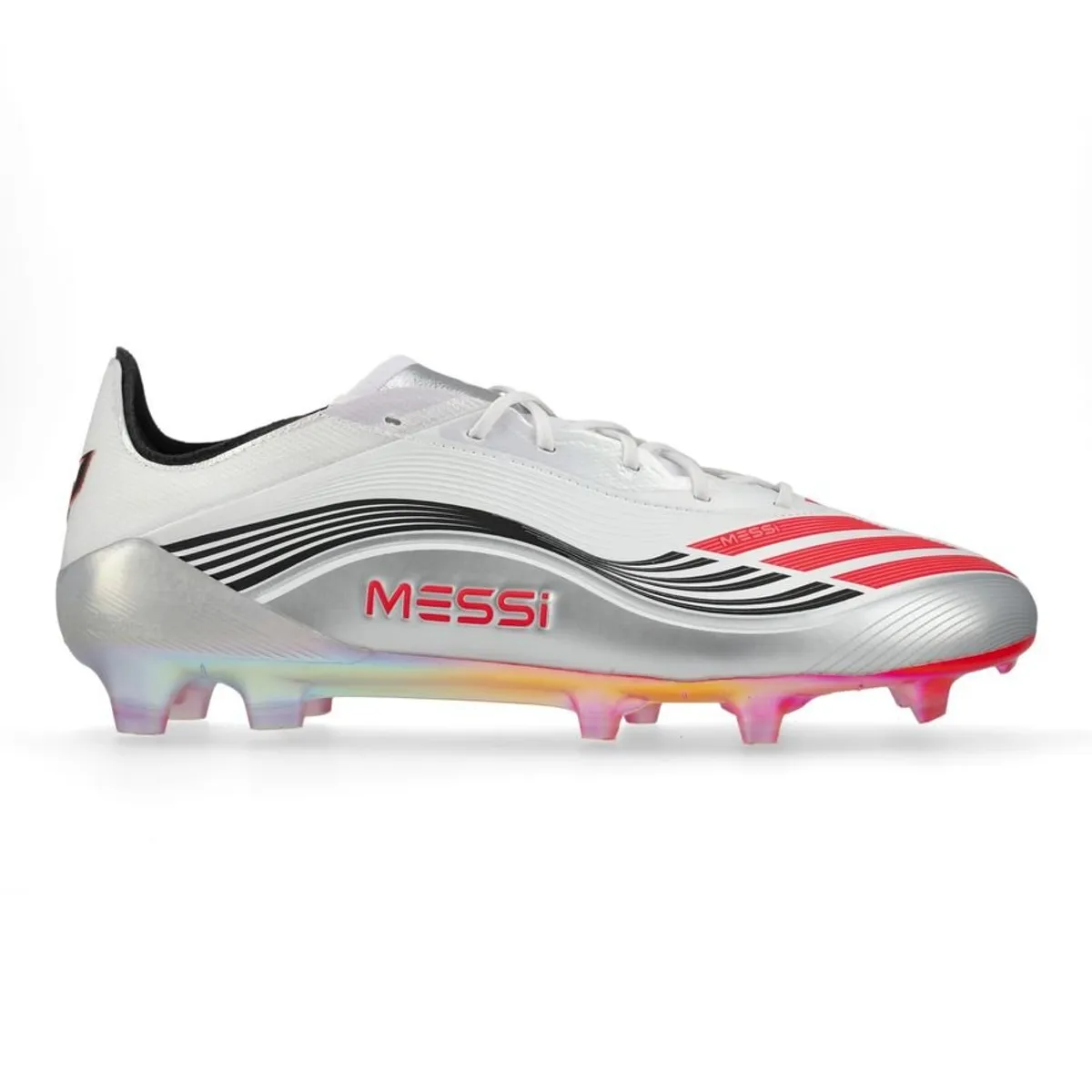 F50 Messi Elite FG Prestig10 - Footwear WhiteLucid RedSilver Metallic