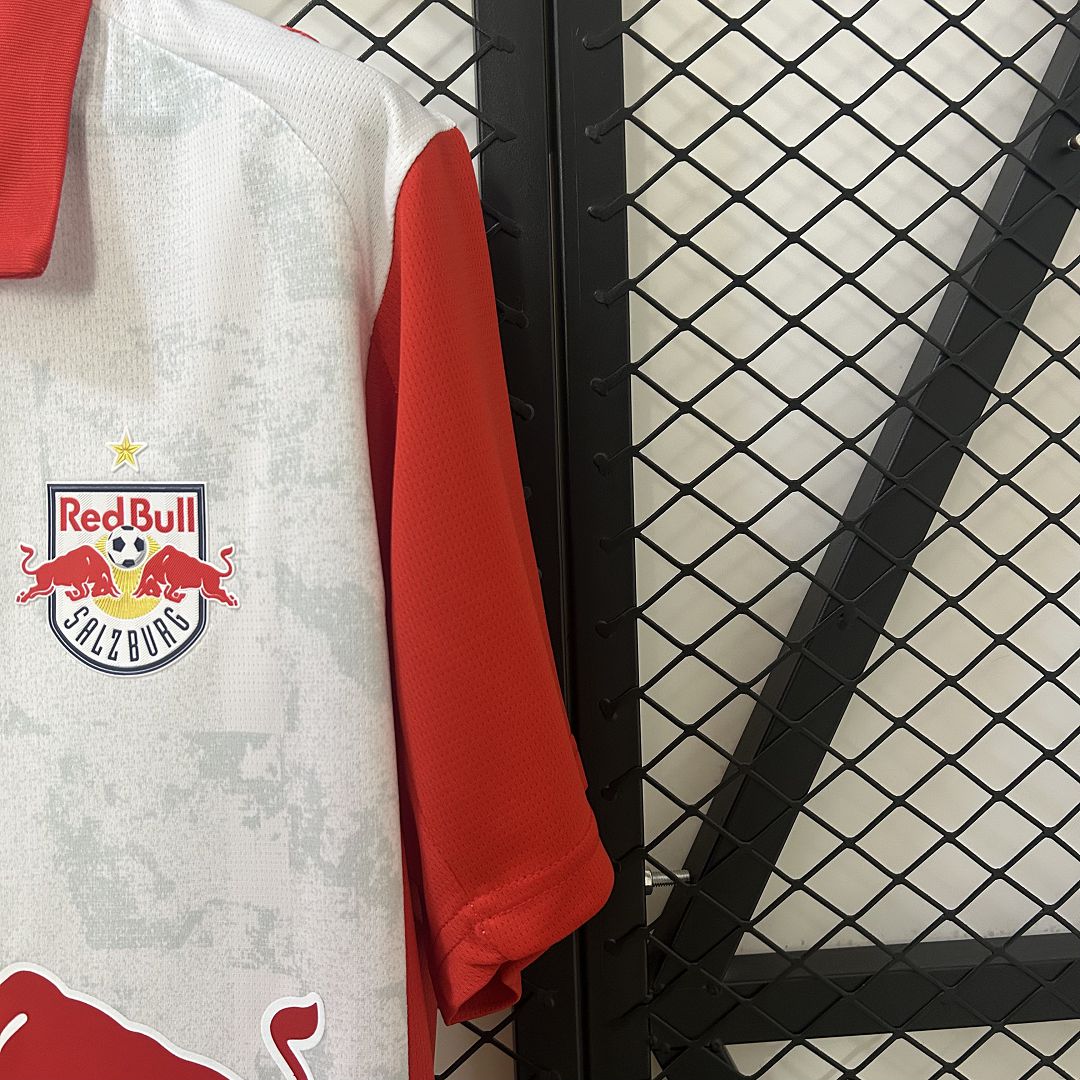 2025/2026 RB Leipzig Red and White Football Shirt (Player Edition)
