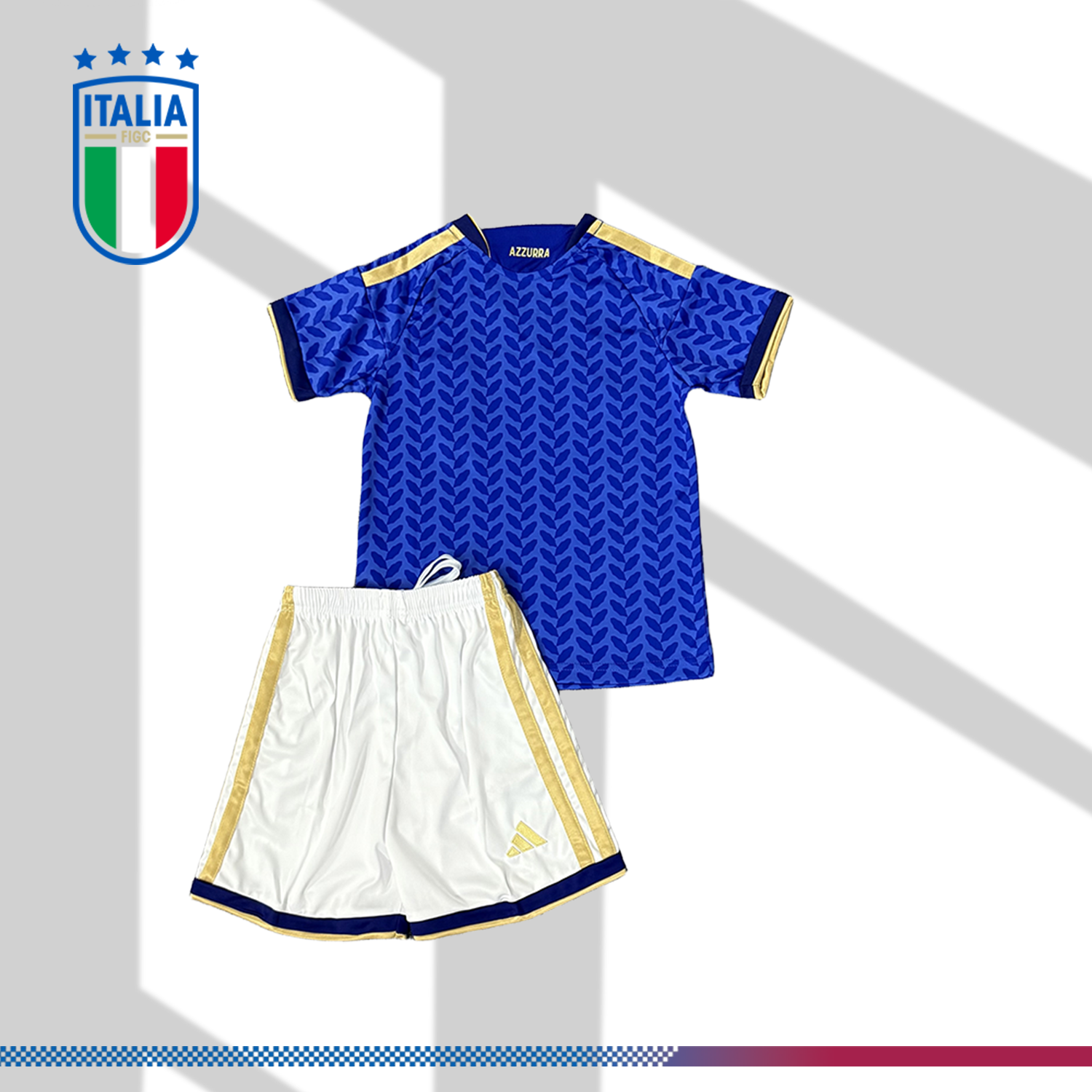 2026 Italy Home Football Shirt (Kids Kit socks)