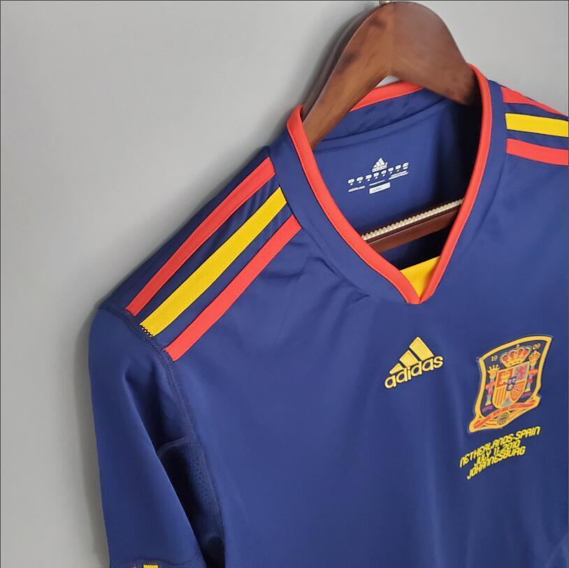 2012 Spain Away long Retro Football Shirt