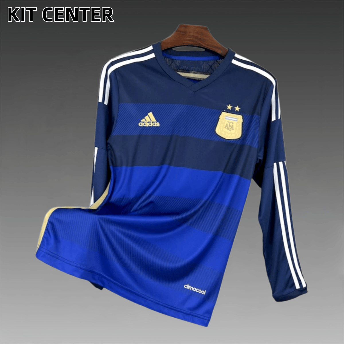 2014 Argentina Away Long Sleeve Retro Jersey