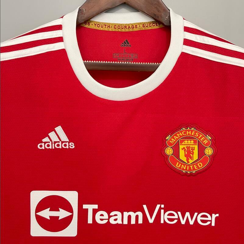 21/22Manchester United home  retro football jersey