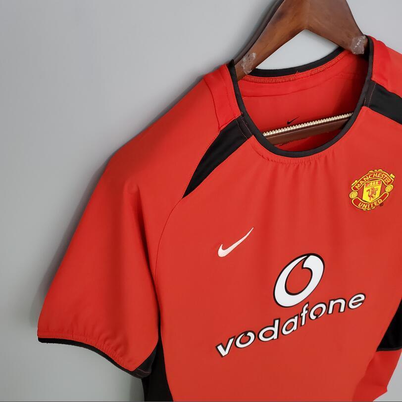 02/04Manchester United home  retro football jersey