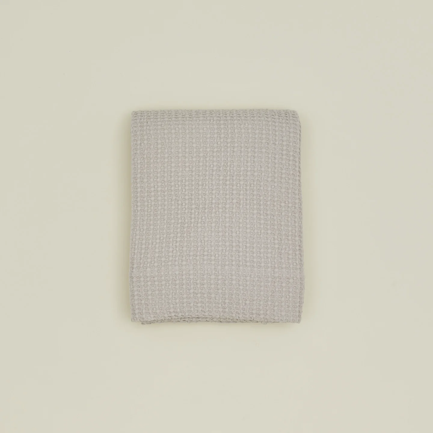 Simple Waffle Shower Curtain - Light Grey