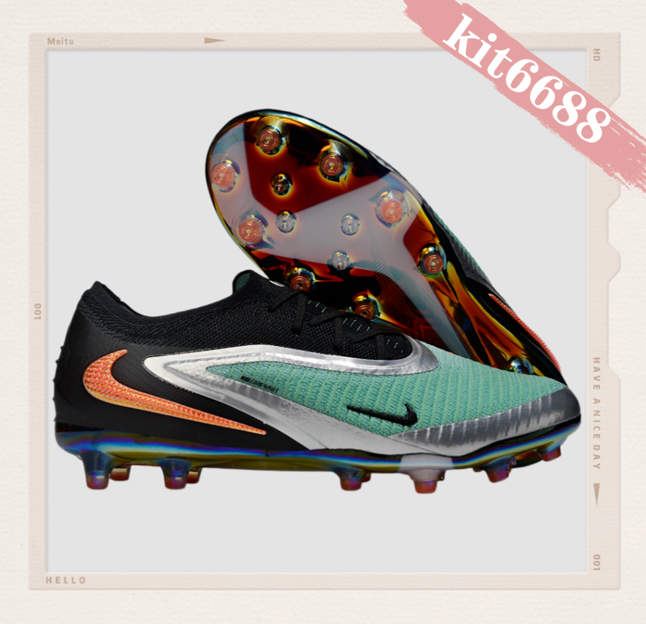 N low-top Phantom GX III double-layer waterproof fish silk fully knitted AG football shoes