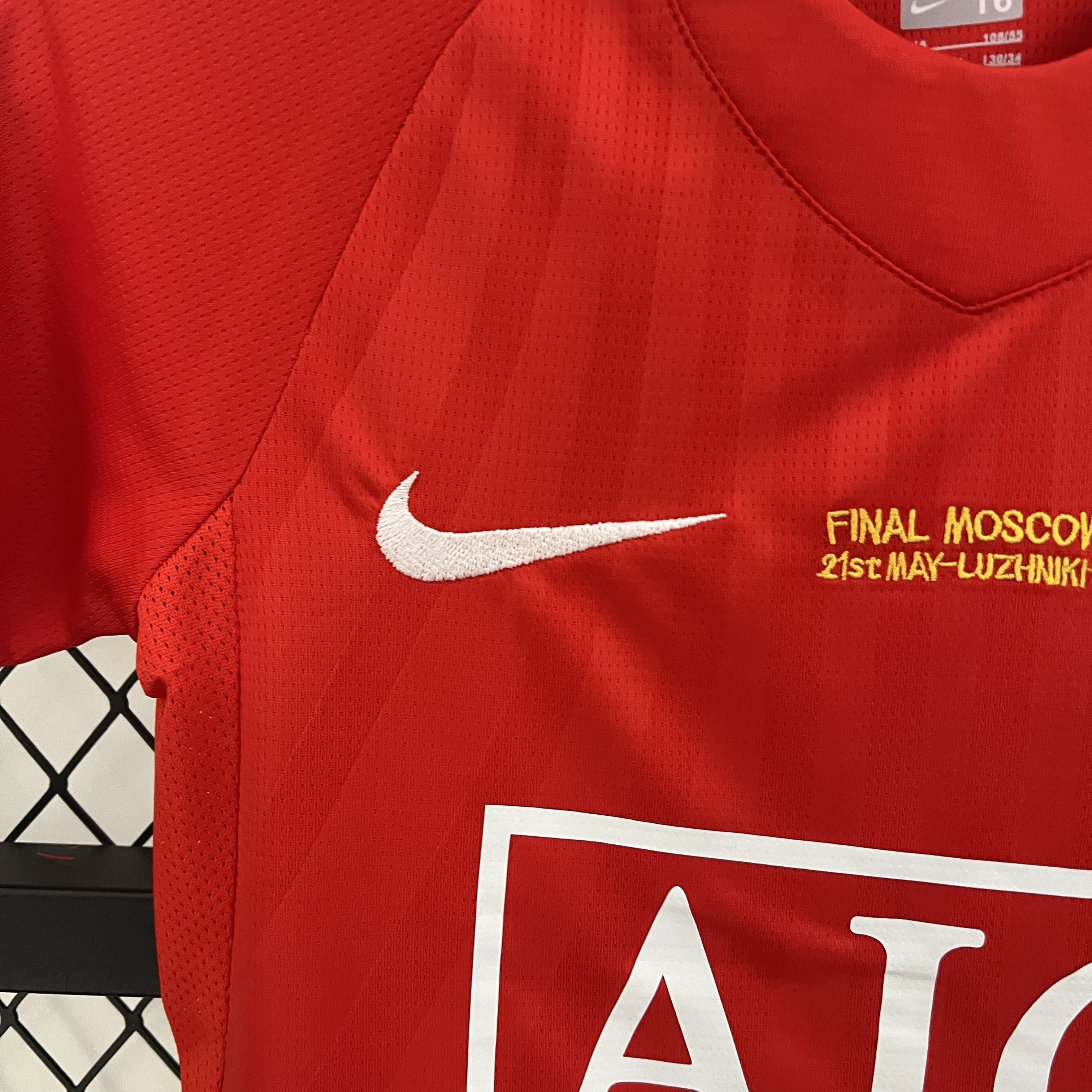 07/08 Manchester United Champions League homeretro football jersey  Kids Kit