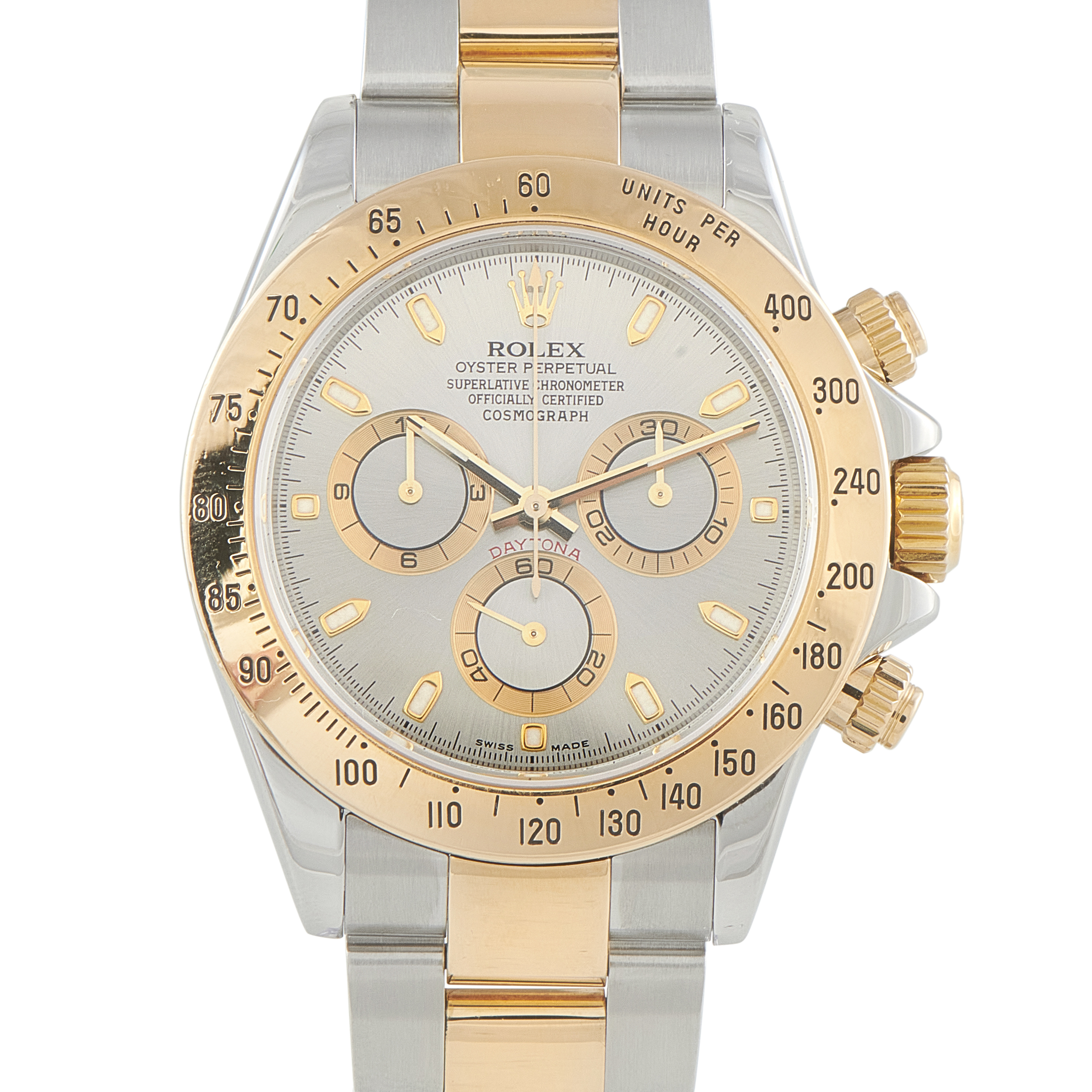 RolexDaytona Silver Dial Two-Tone Watch 116523-0041