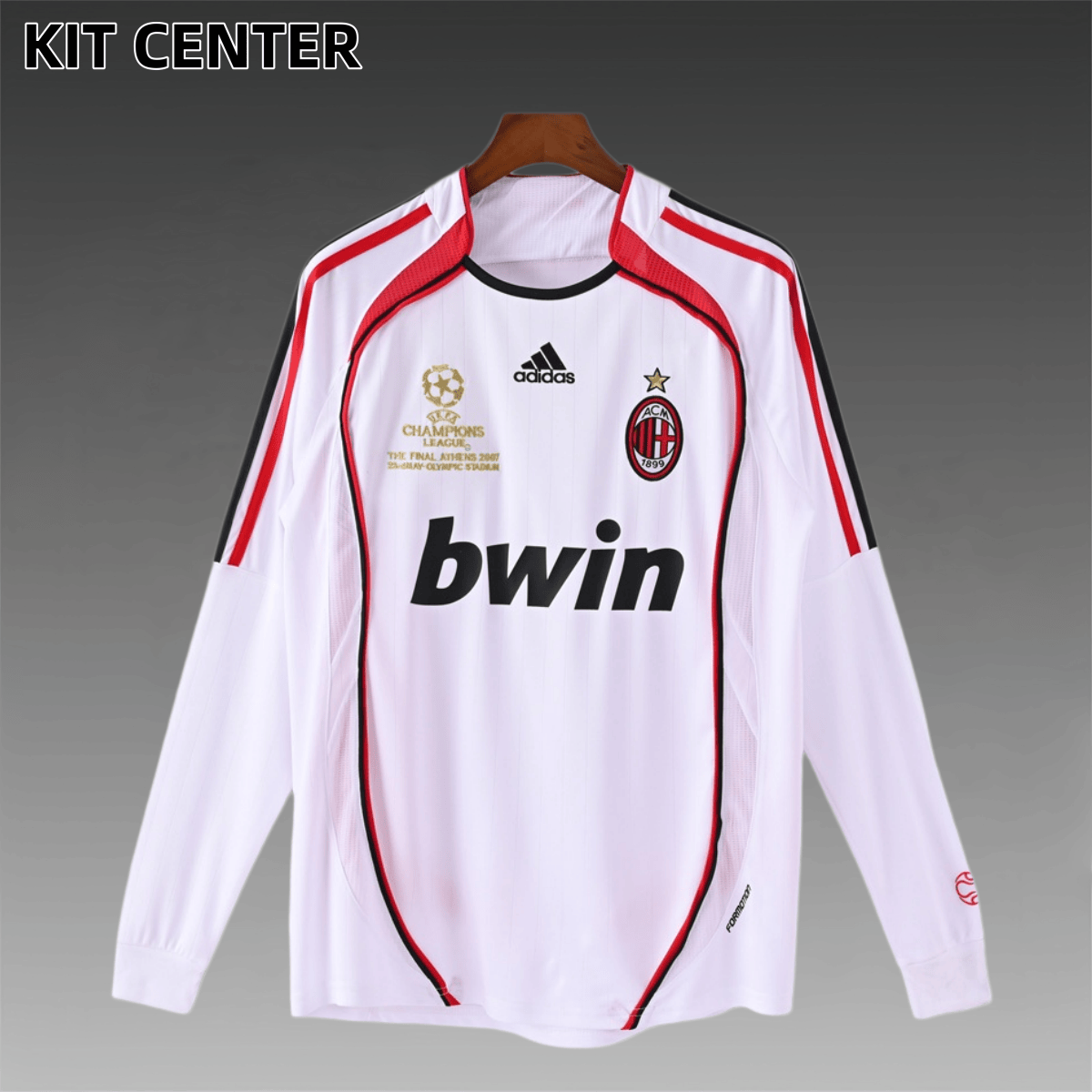 2006/2007 AC Milan Away Long Sleeve Vintage Football Shirt