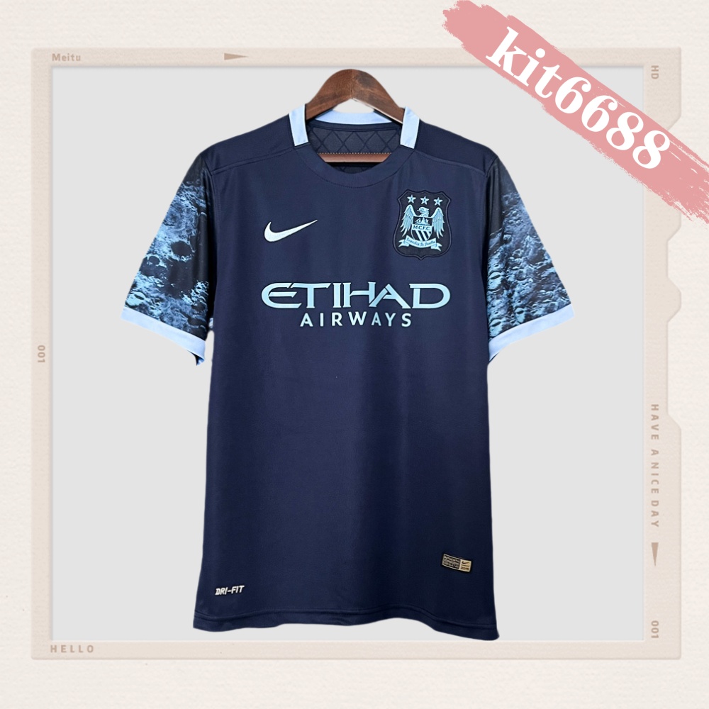 2015/2016 Manchester City Retro Away Football Shirt