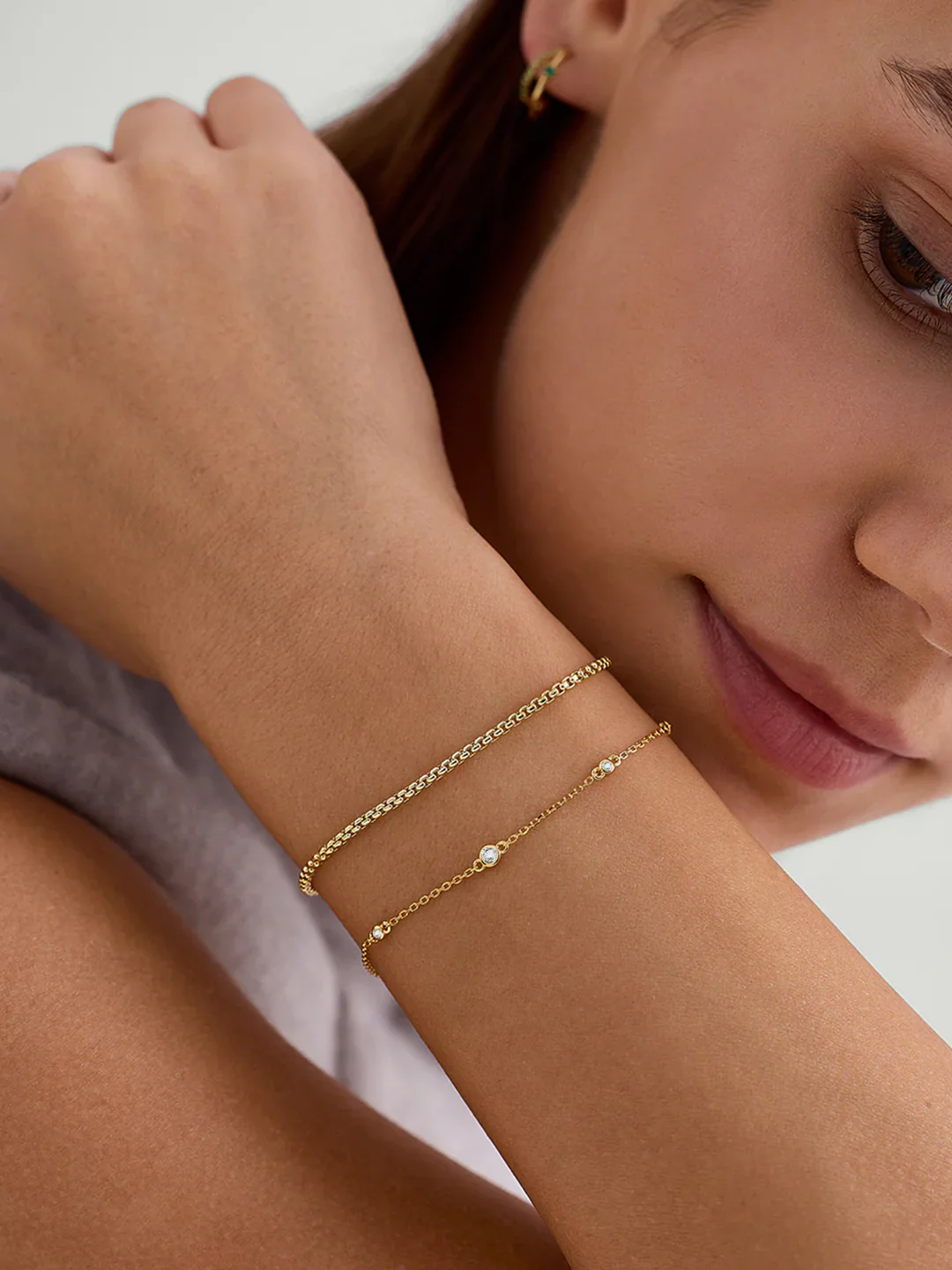 Sapphire Station Bracelet