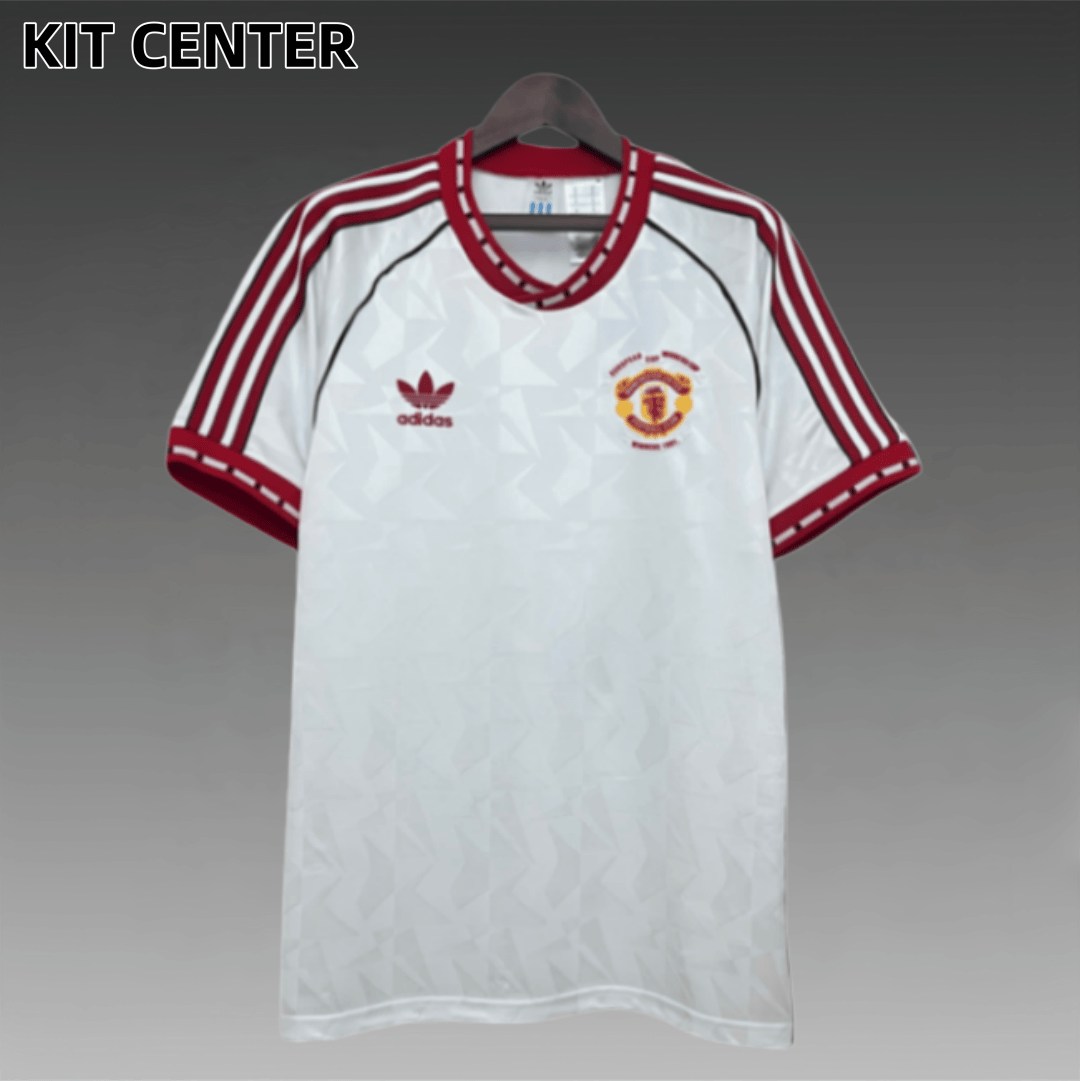 90/91 Manchester United  Away  Retro football  soccer  jersey