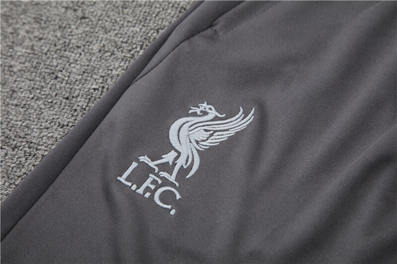 23/24 Liverpool dark gray Half Zip Training Kit (Adult Kids Kit)