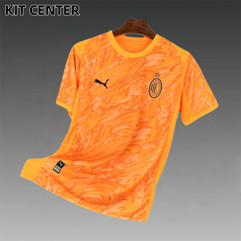2025/2026 AC Milan Orange Goalkeeper Football Shirt (Fan Edition)
