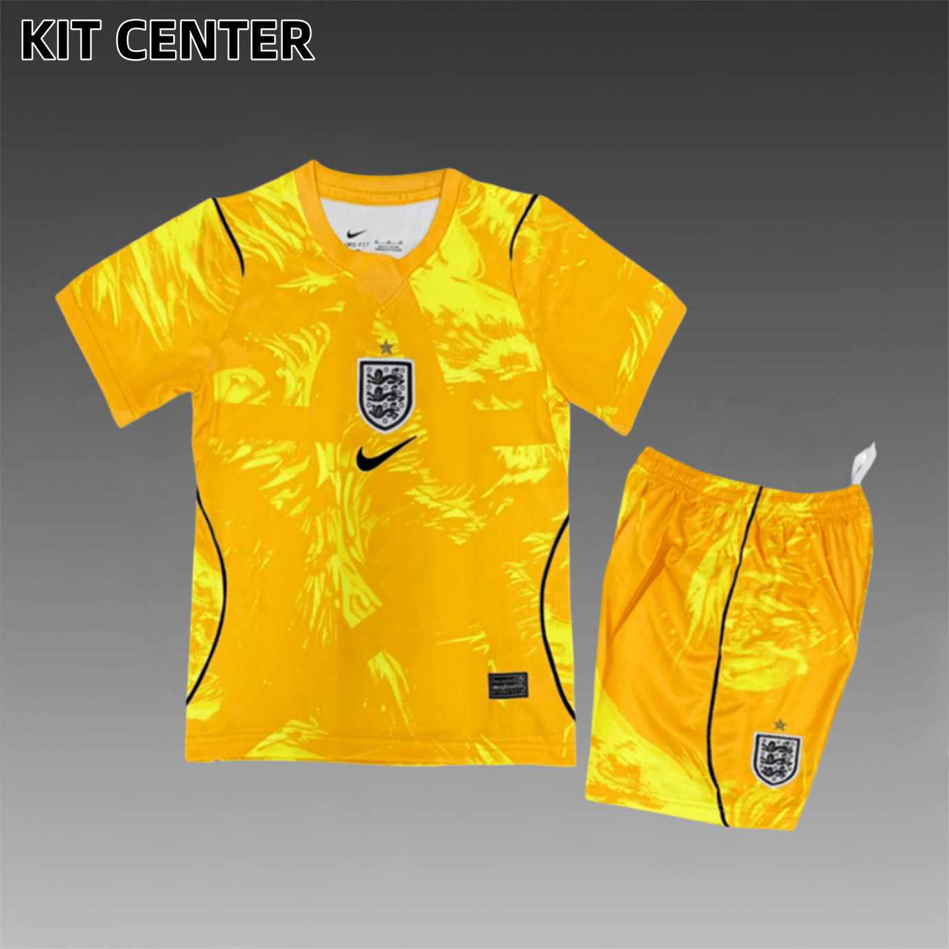 2026 England goalkeeper  Kids Football Shirt （ Adult & Kids Kit socks)