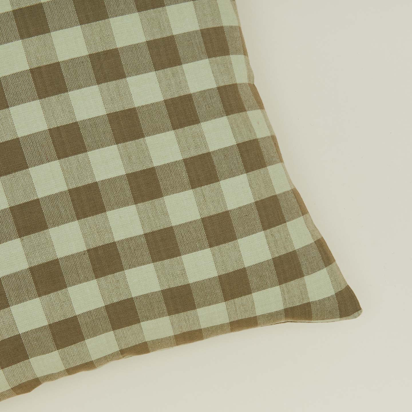 Essential Gingham 18x18 Pillow - Sage/Olive