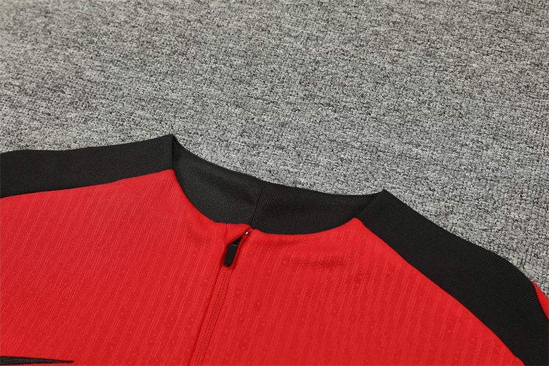 24/25 Liverpool red Half Zip Training Kit (Adult Kids Kit)