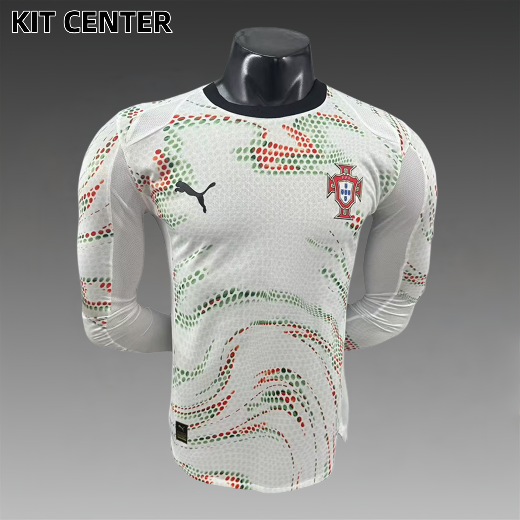 2025/2026 Portugal Away Long Sleeve Football Jersey (Player Version)