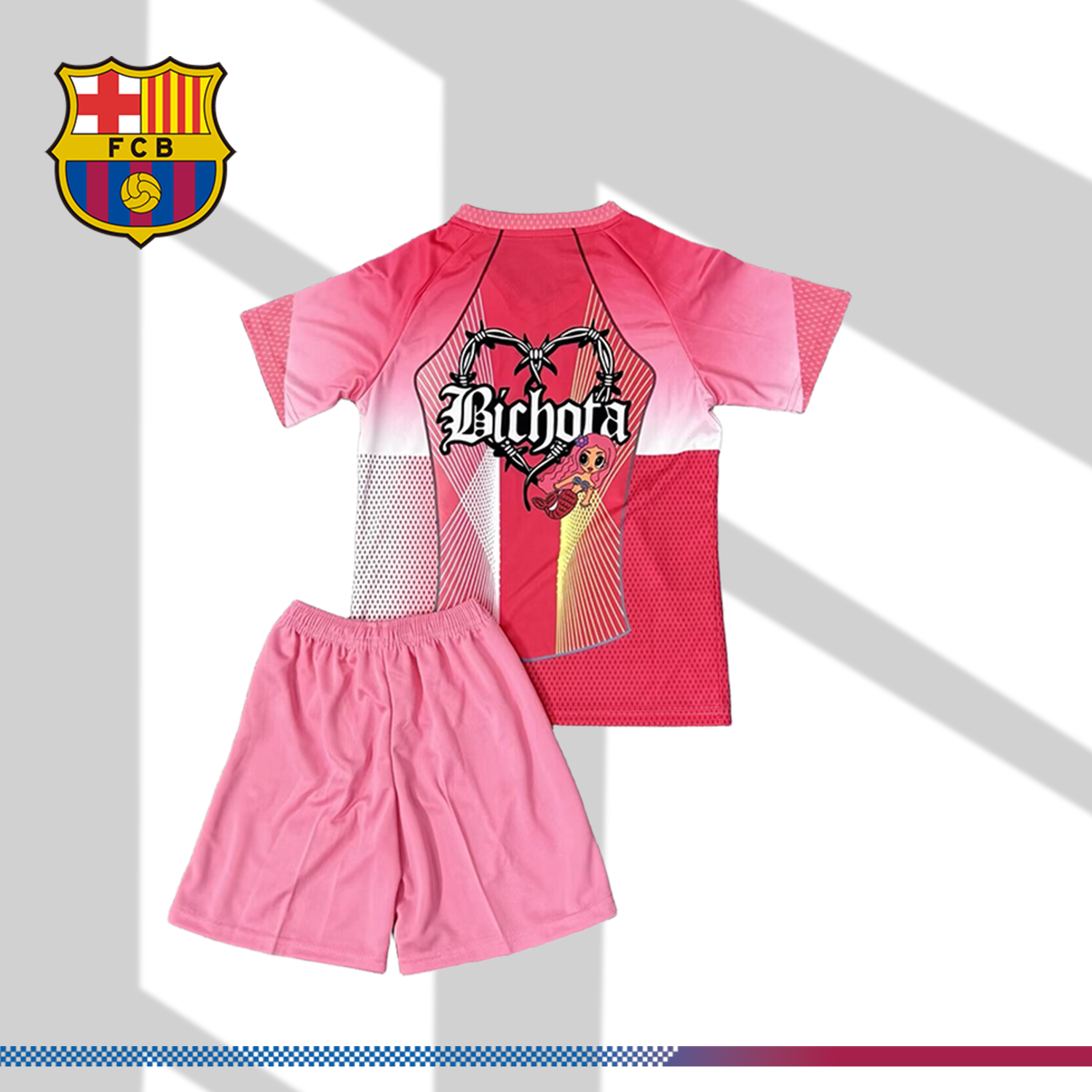 2025/2026 Barcelona Special Edition Football Shirt (Kids Kit socks)