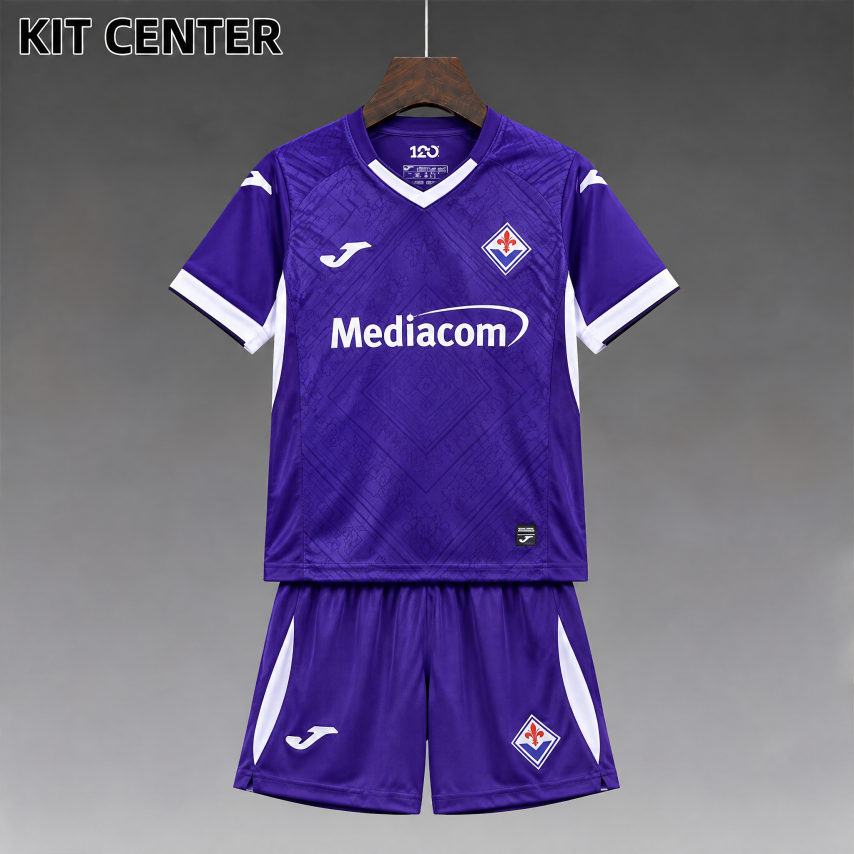 2026/2027 Florence Home Football Shirt (Kids Kit socks)
