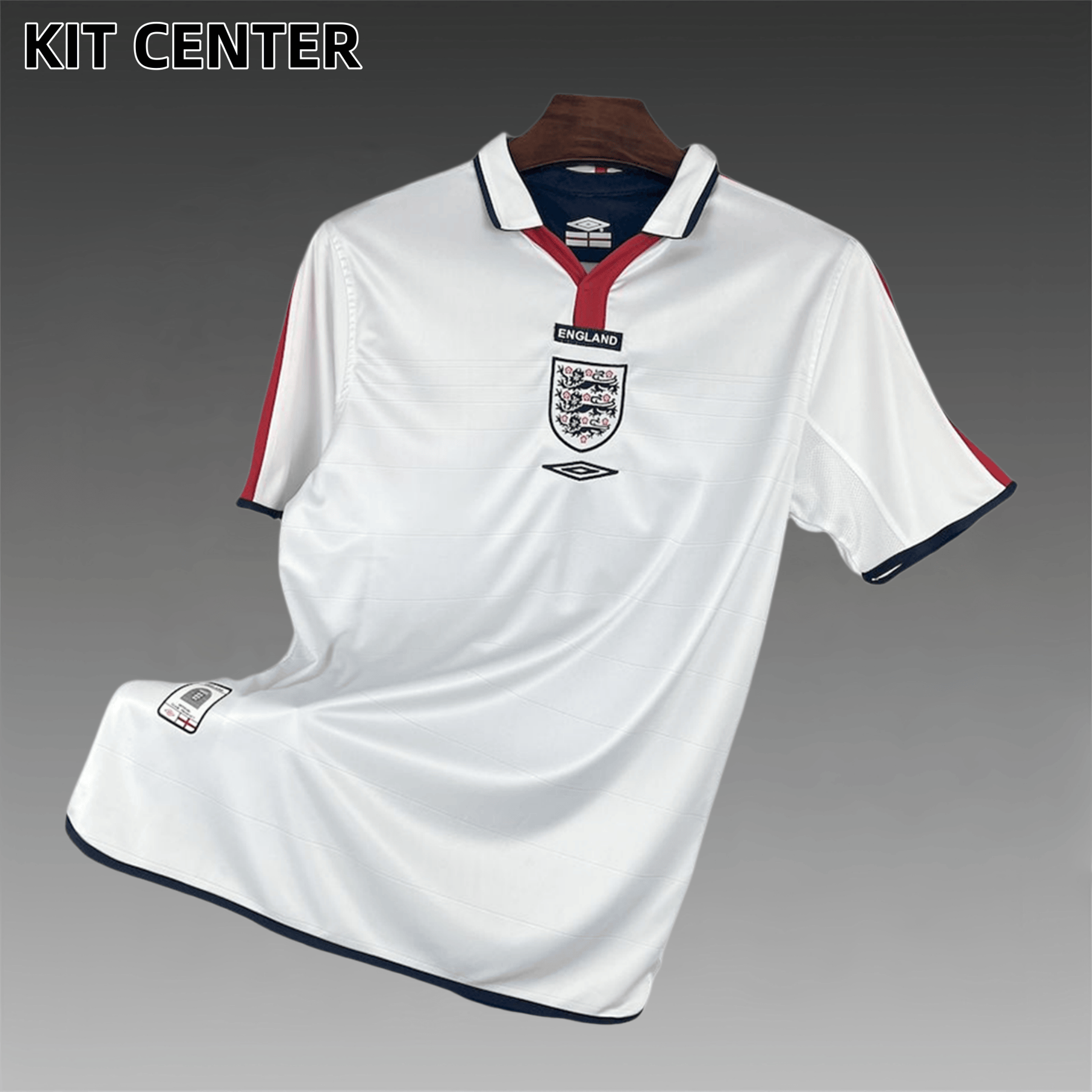 2004 England Home Retro Football Shirt