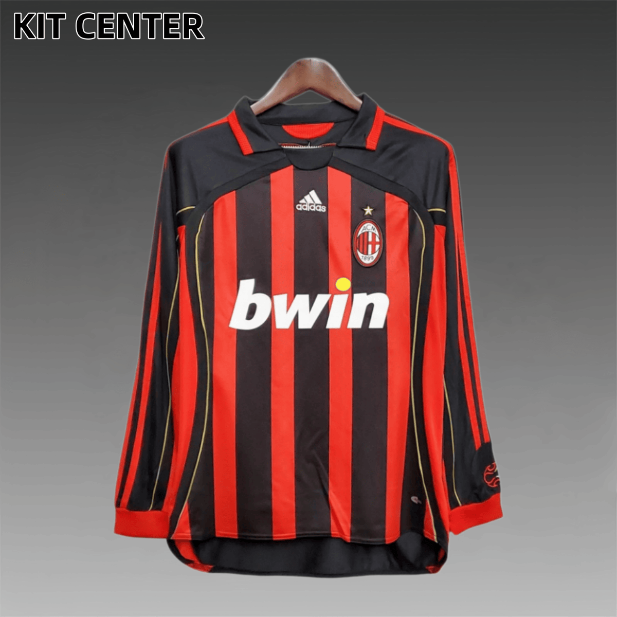 2006/2007 AC Milan Home Long Sleeve Vintage Football Shirt