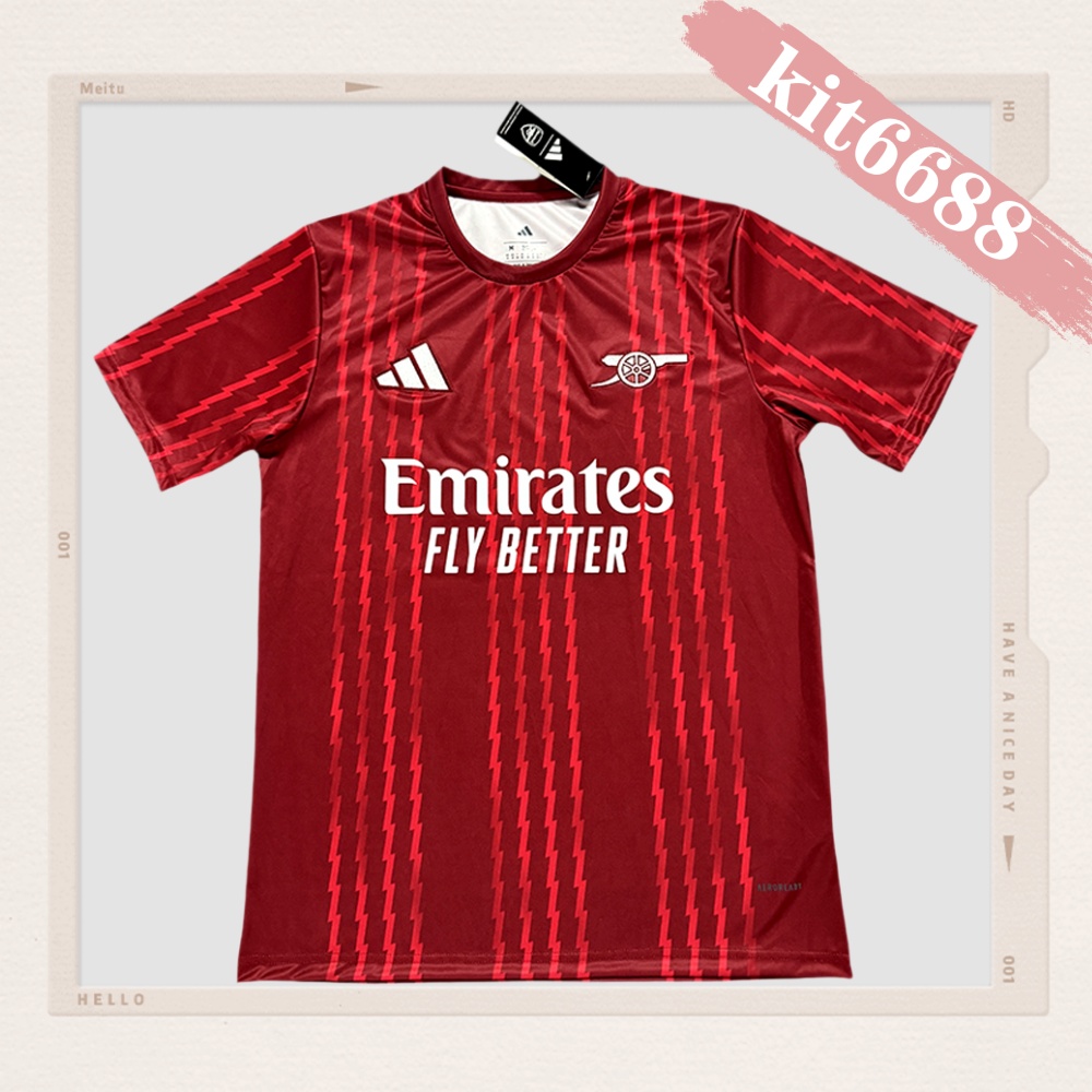 2025/2026 Arsenal Pre-match Training Football Shirt (Fans)