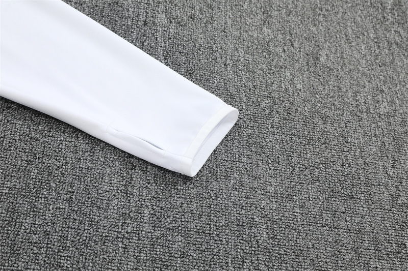 25/26 Real Madrid white Half Zip Training Kit (Adult Kids Kit)