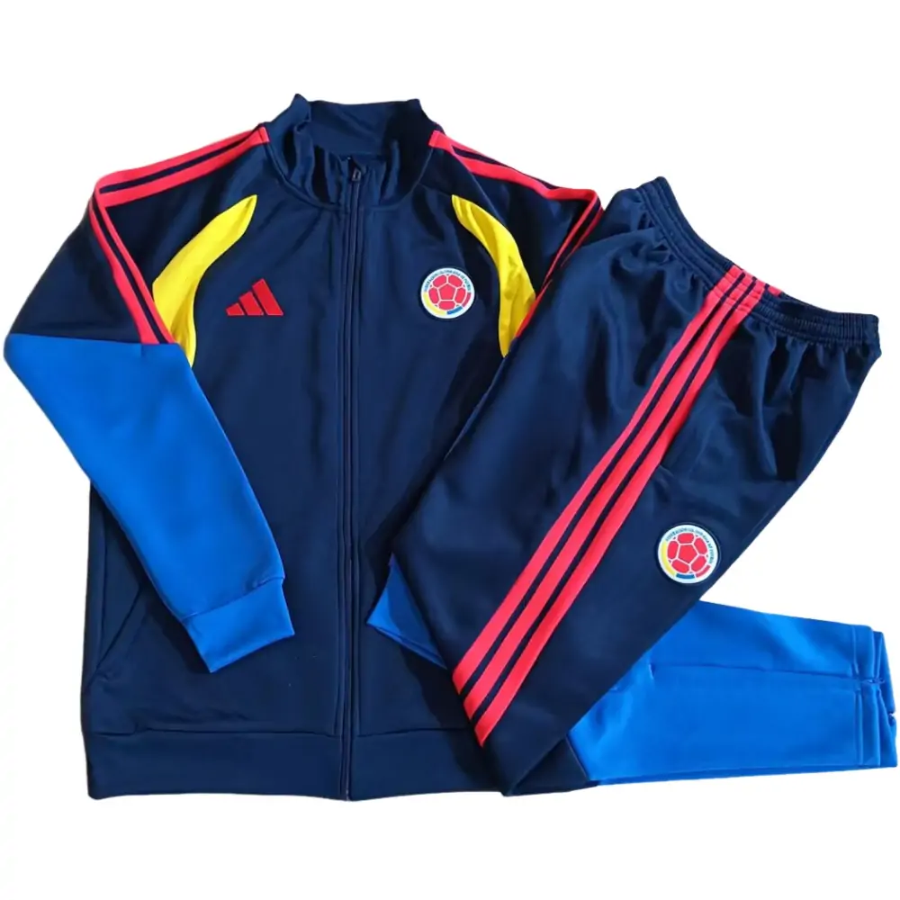 2026 World Cup Colombia Full Zipper Training Jersey - Adult Set