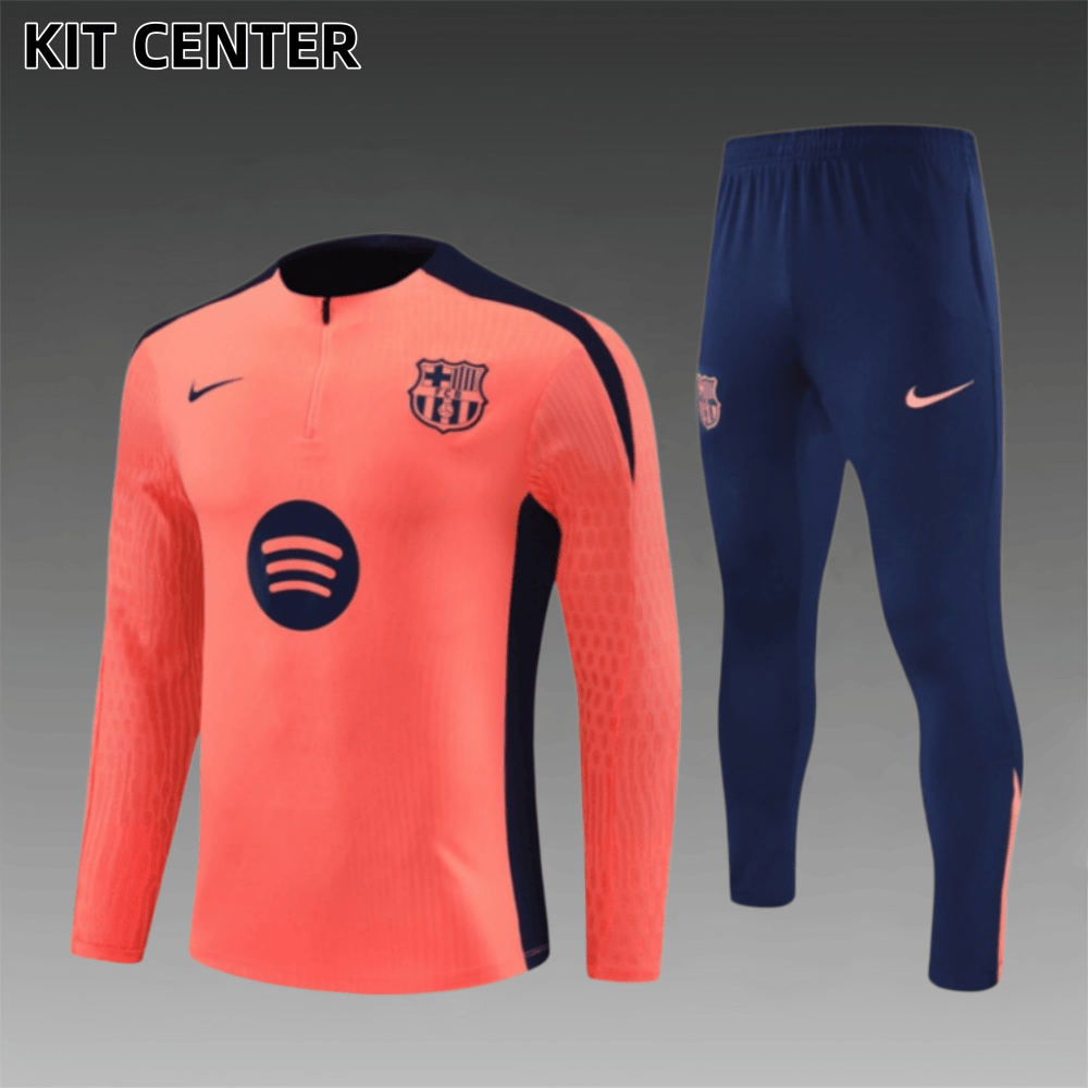 24/25 Barcelona Half Zip TrainingWear  Training Wear (Adult Kids Kit)