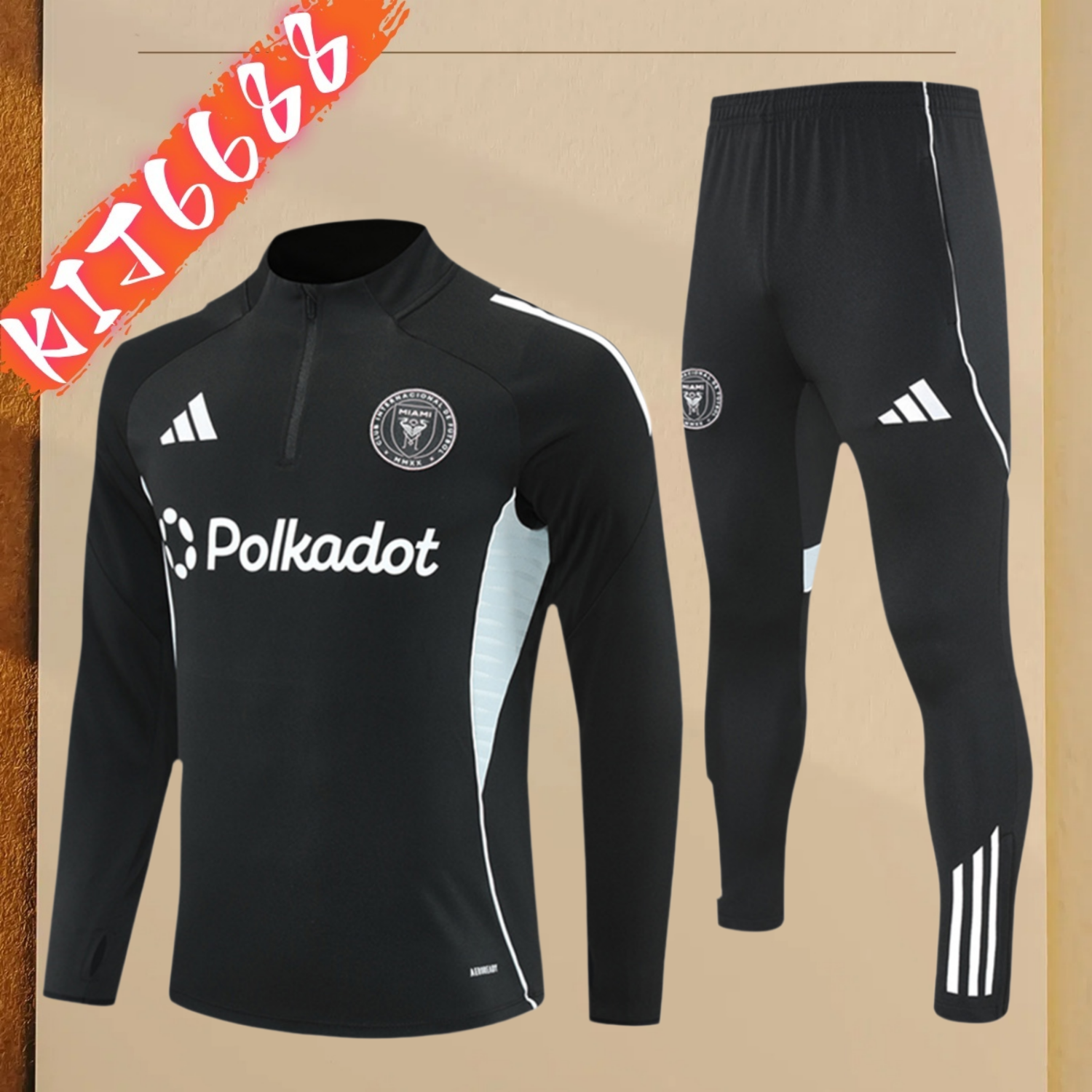 2025/2026 Miami Kids Half Zip Training Kit (Kids Kit)