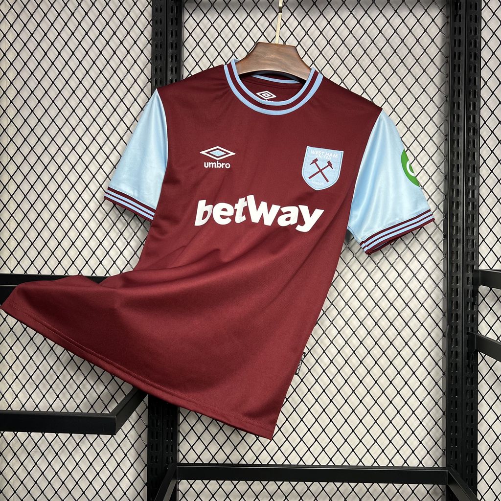 2024/2025 West Ham United Home Football Shirt （Fans）