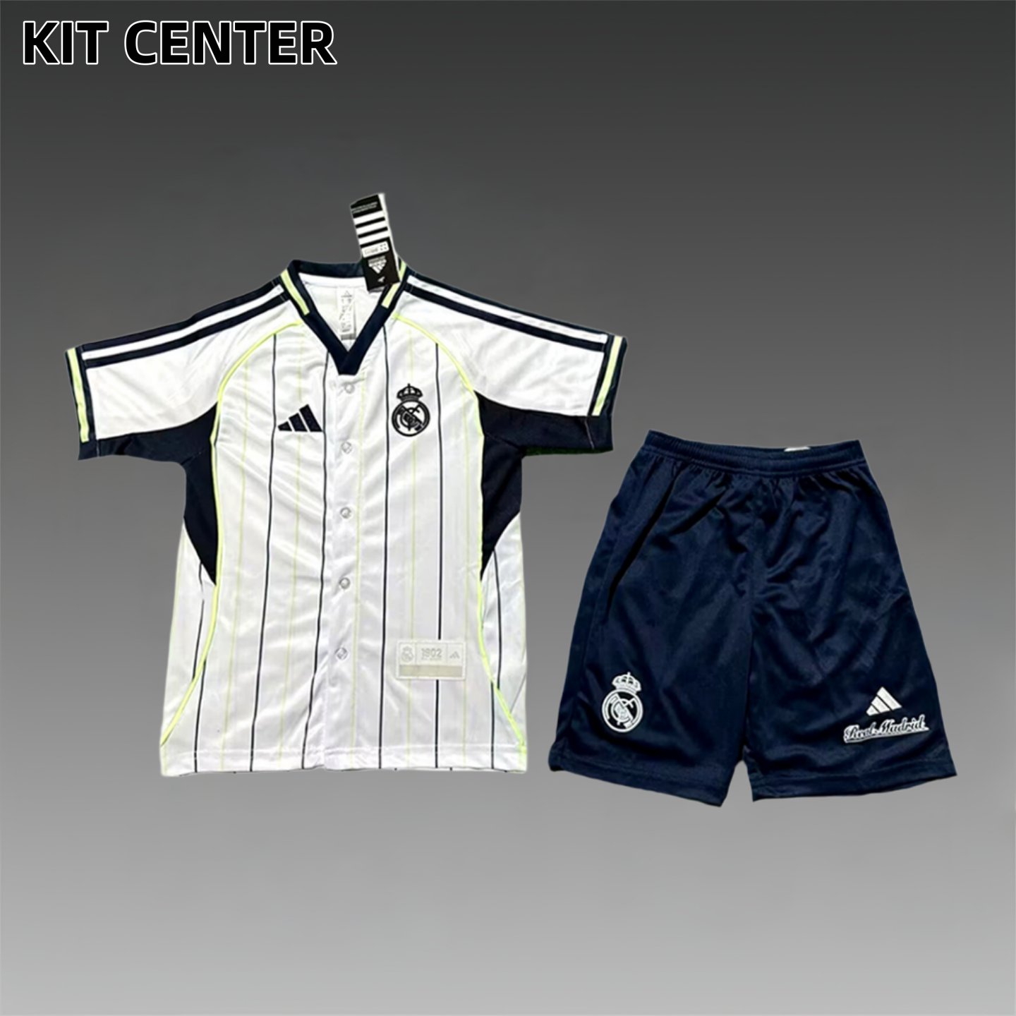 2025/2026 Real Madrid Casual Baseball Style Sports Shirt （Kids Kit socks）