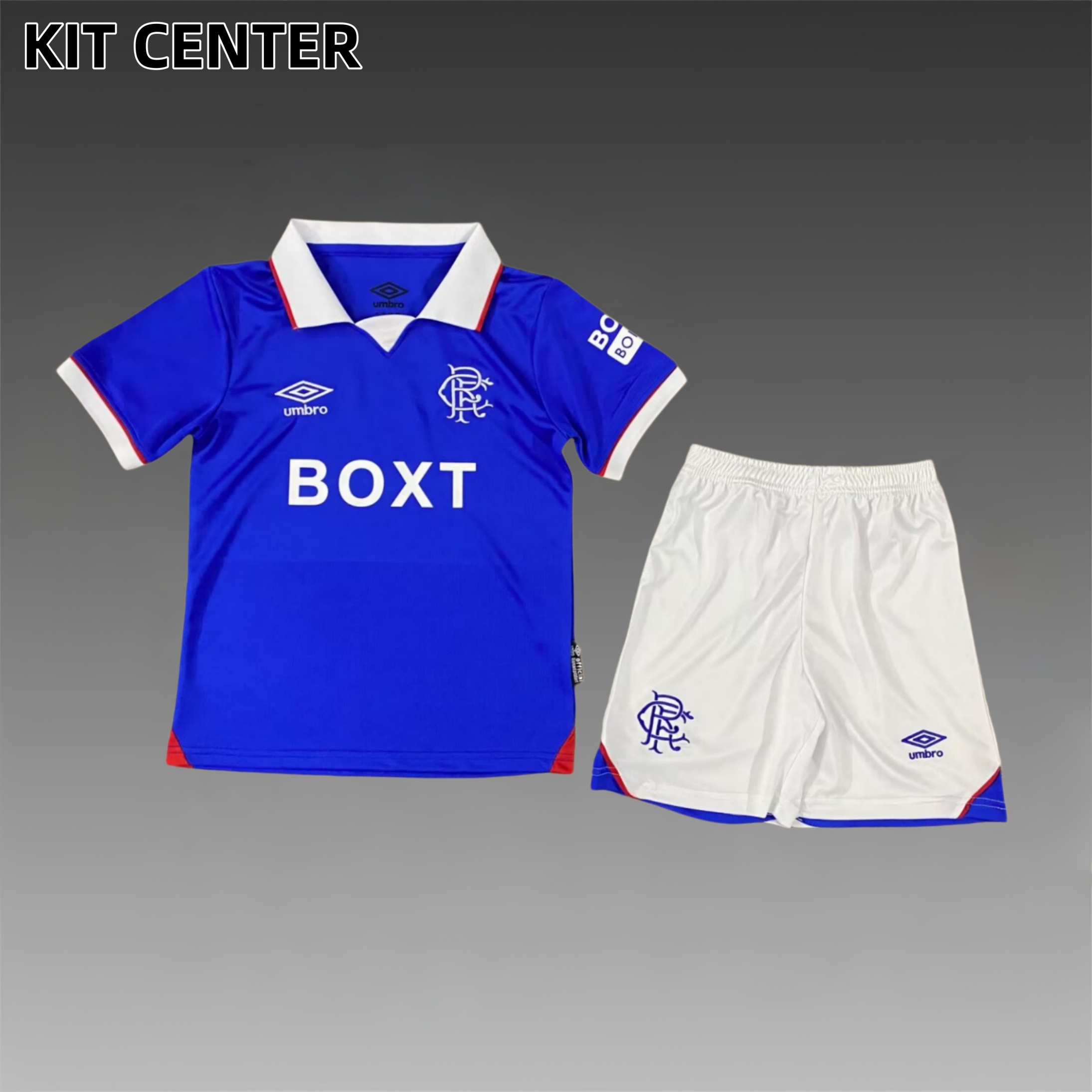2025/2026 Glasgow Rangers home Football shirt (Adult Kids Kit socks）