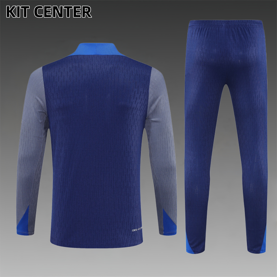 2025/2026 Paris Saint-Germain Kids Half Zip Training Clothes (Kids Kit)