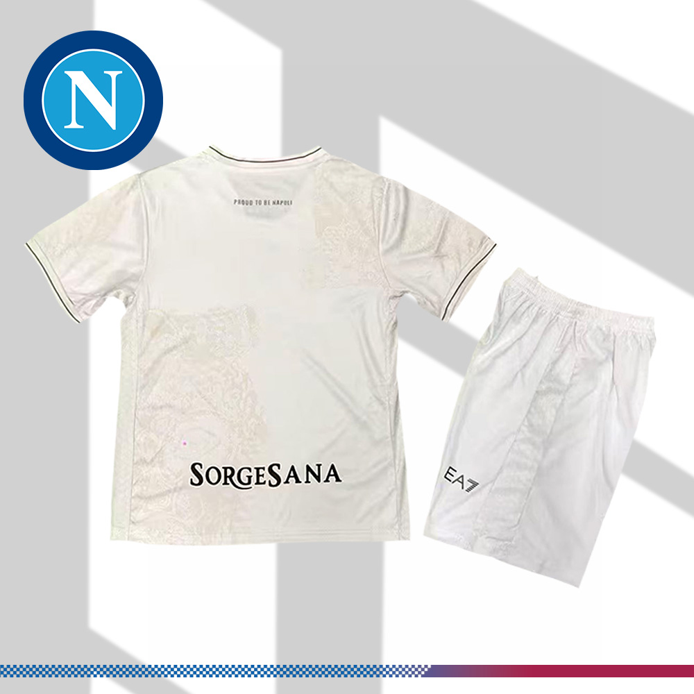 2025/2026 Napoli Away Football Shirt (Kids Kit socks)