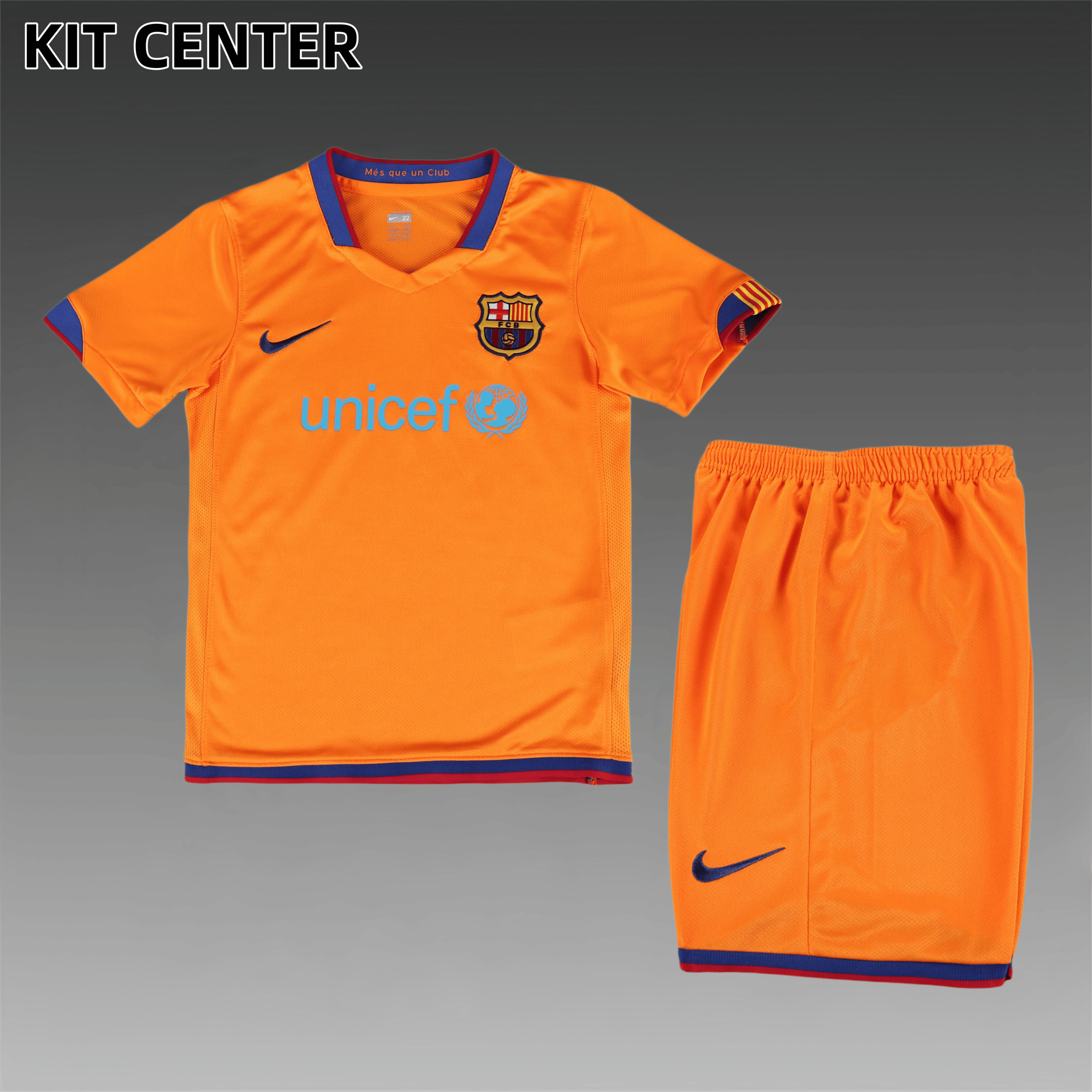 2006/2007 Barcelona Away Retro Kids Kit(Kids Kit)