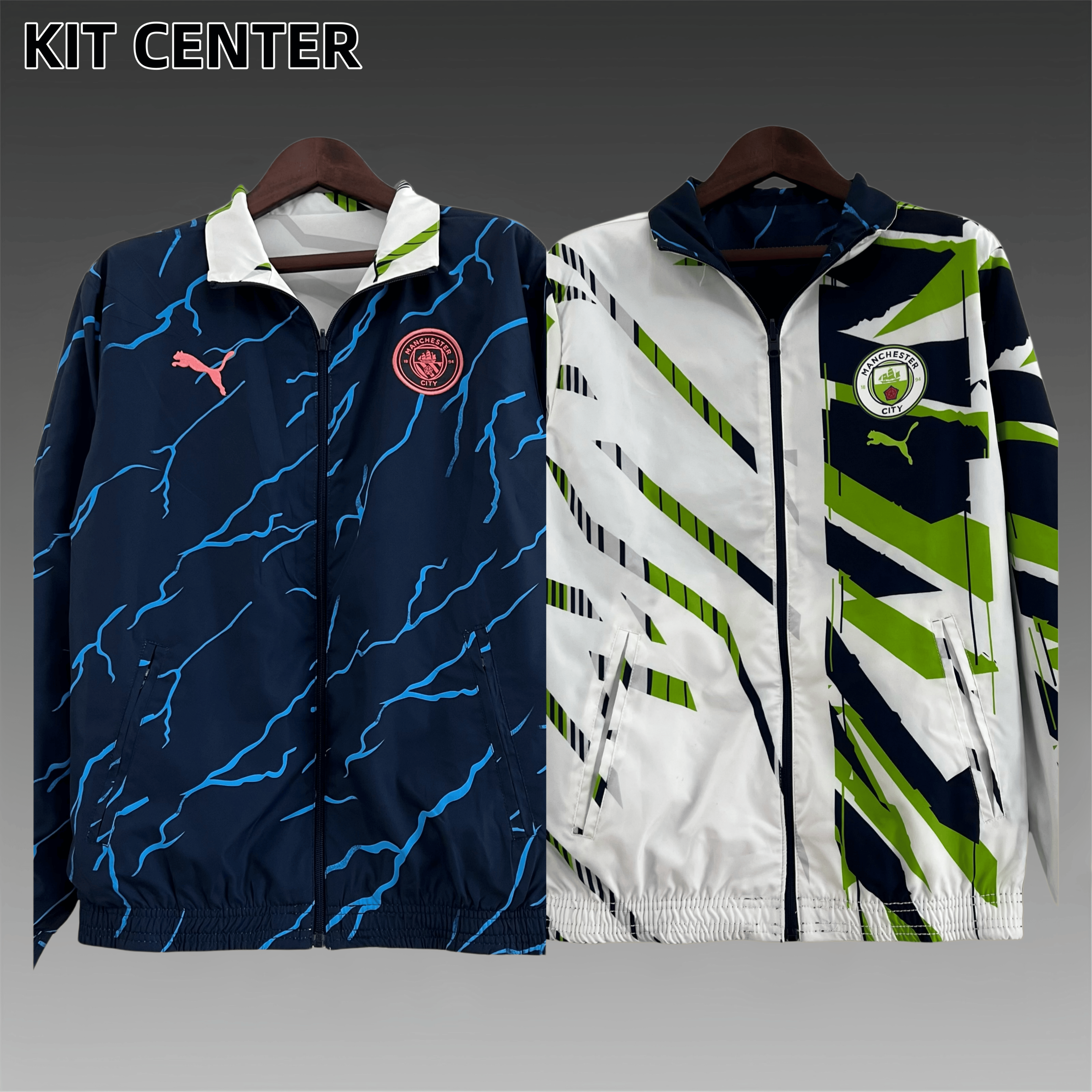 2025/2026 Manchester City double-sided Football Shirts Windbreaker