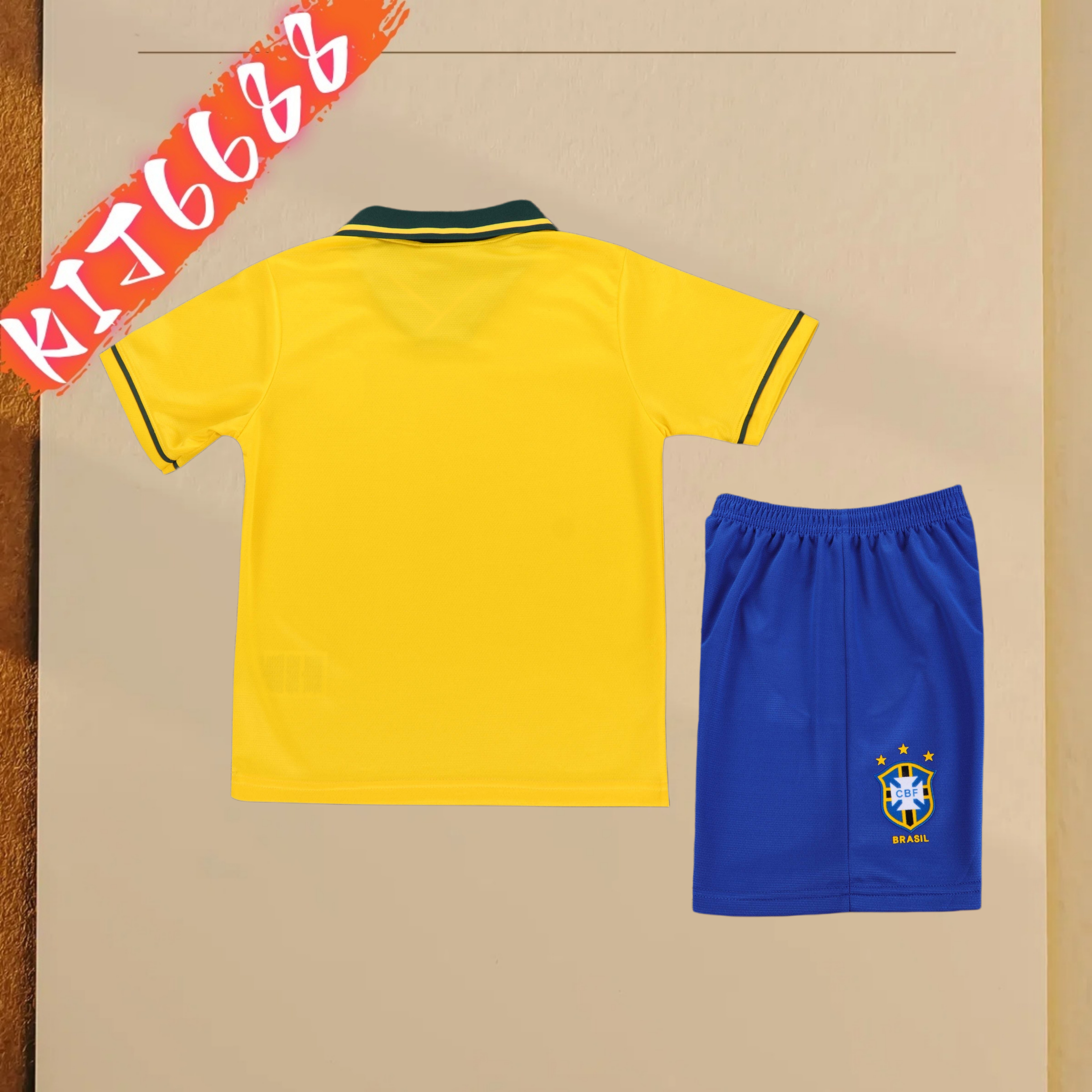 1994 Brazil home Retro Kids Kit
