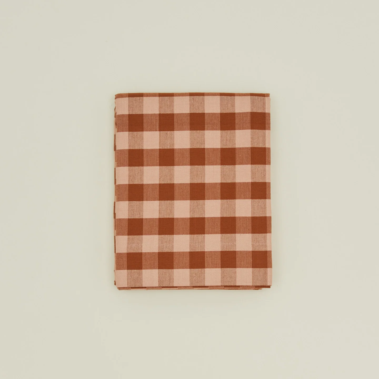 Essential Gingham Shower Curtain - Blush/Terracotta