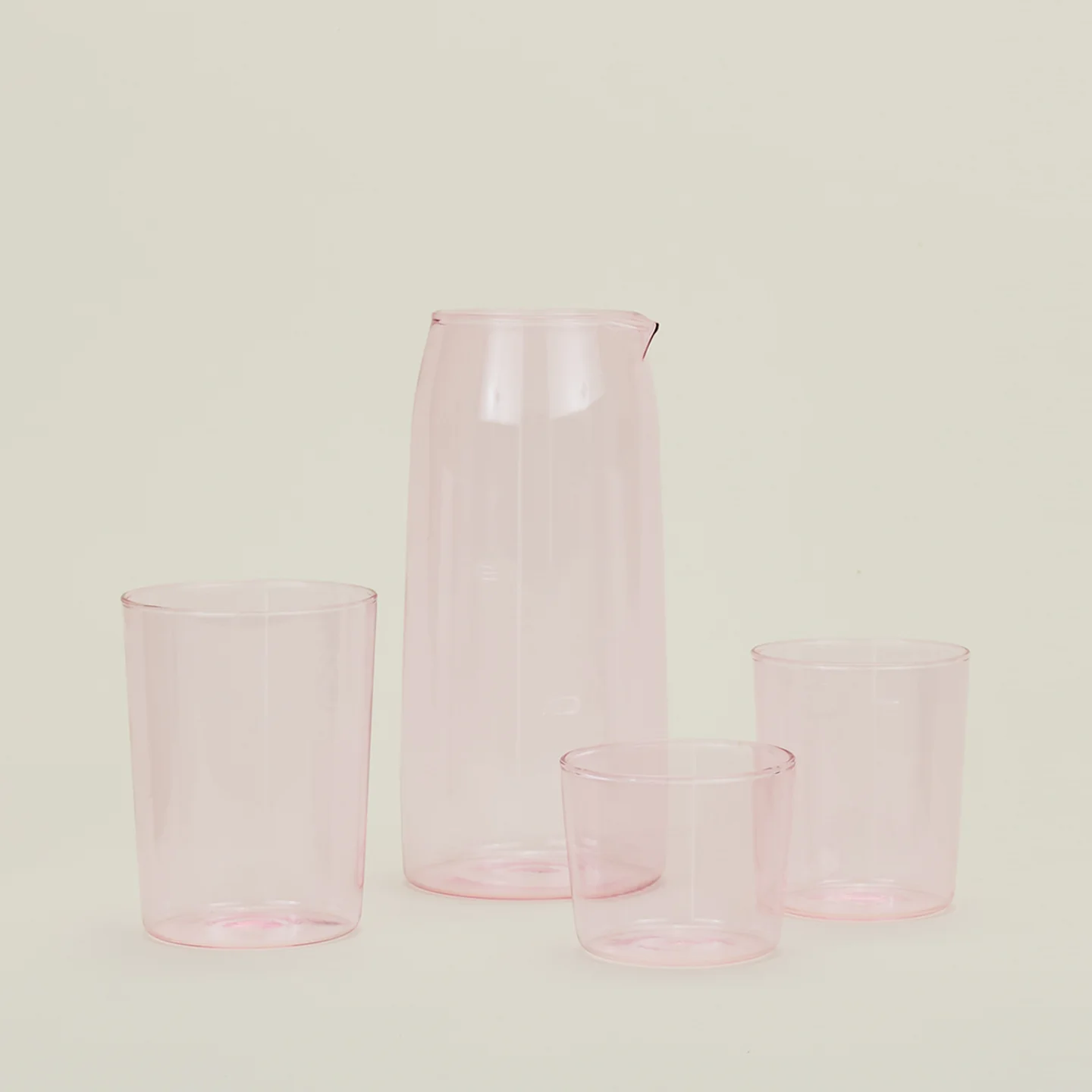 Essential Glassware Pitcher - Blush